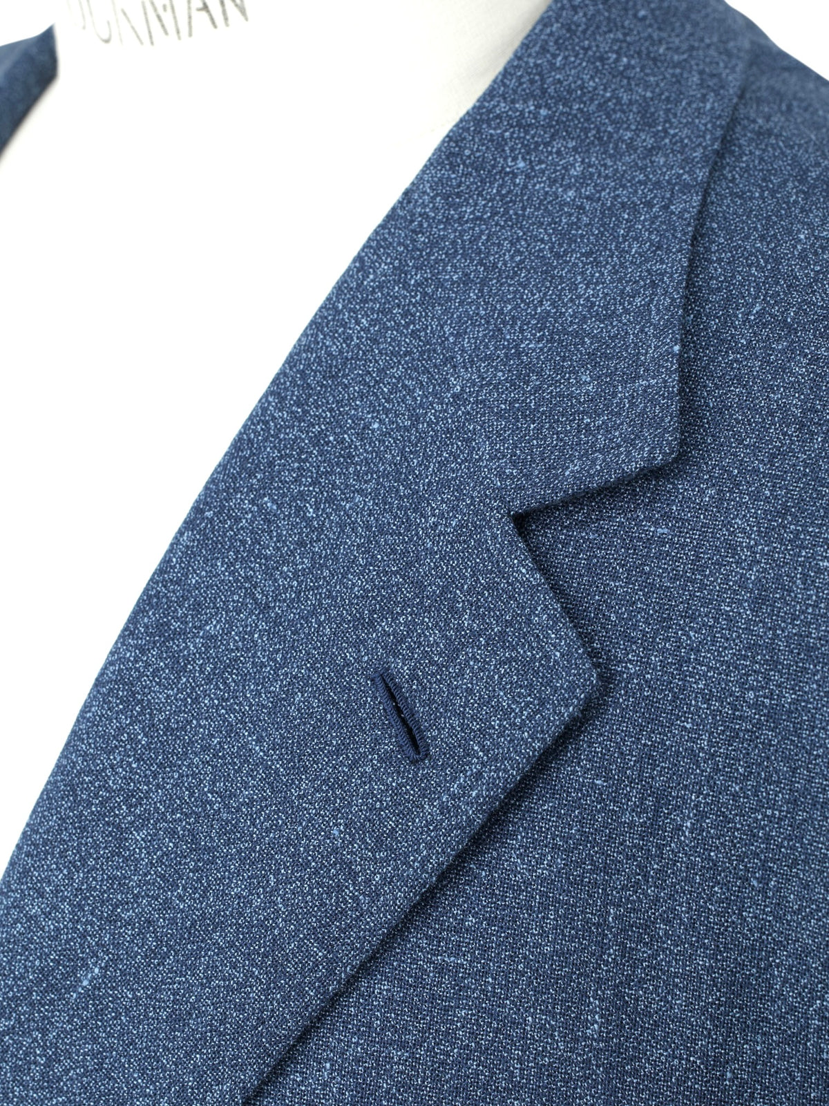 Brioni Light Blue Speckled Wool & Linen Vintage Roman-Style Jacket