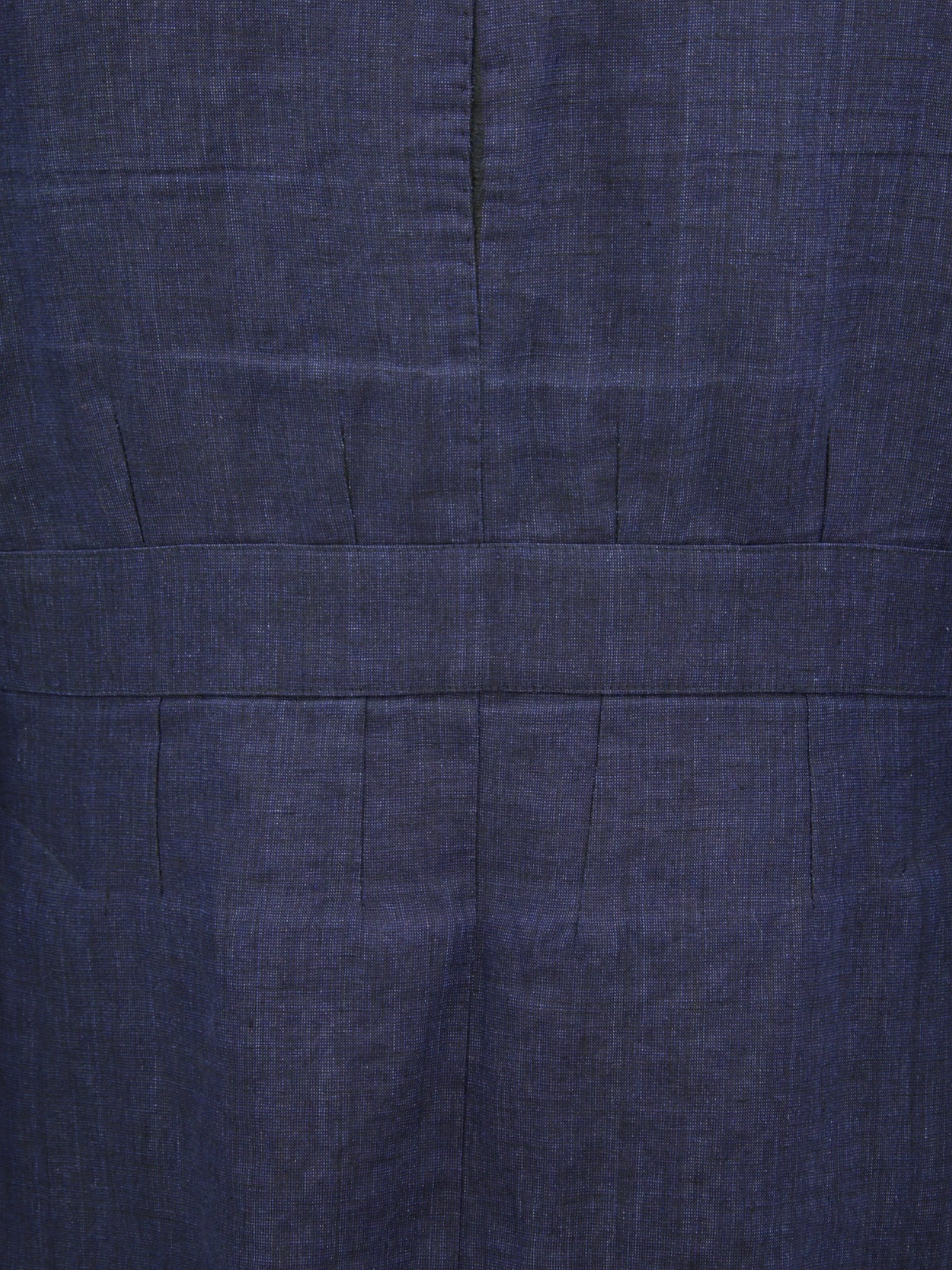 Luigi Borrelli Vintage Indigo Blue Linen Safari Jacket