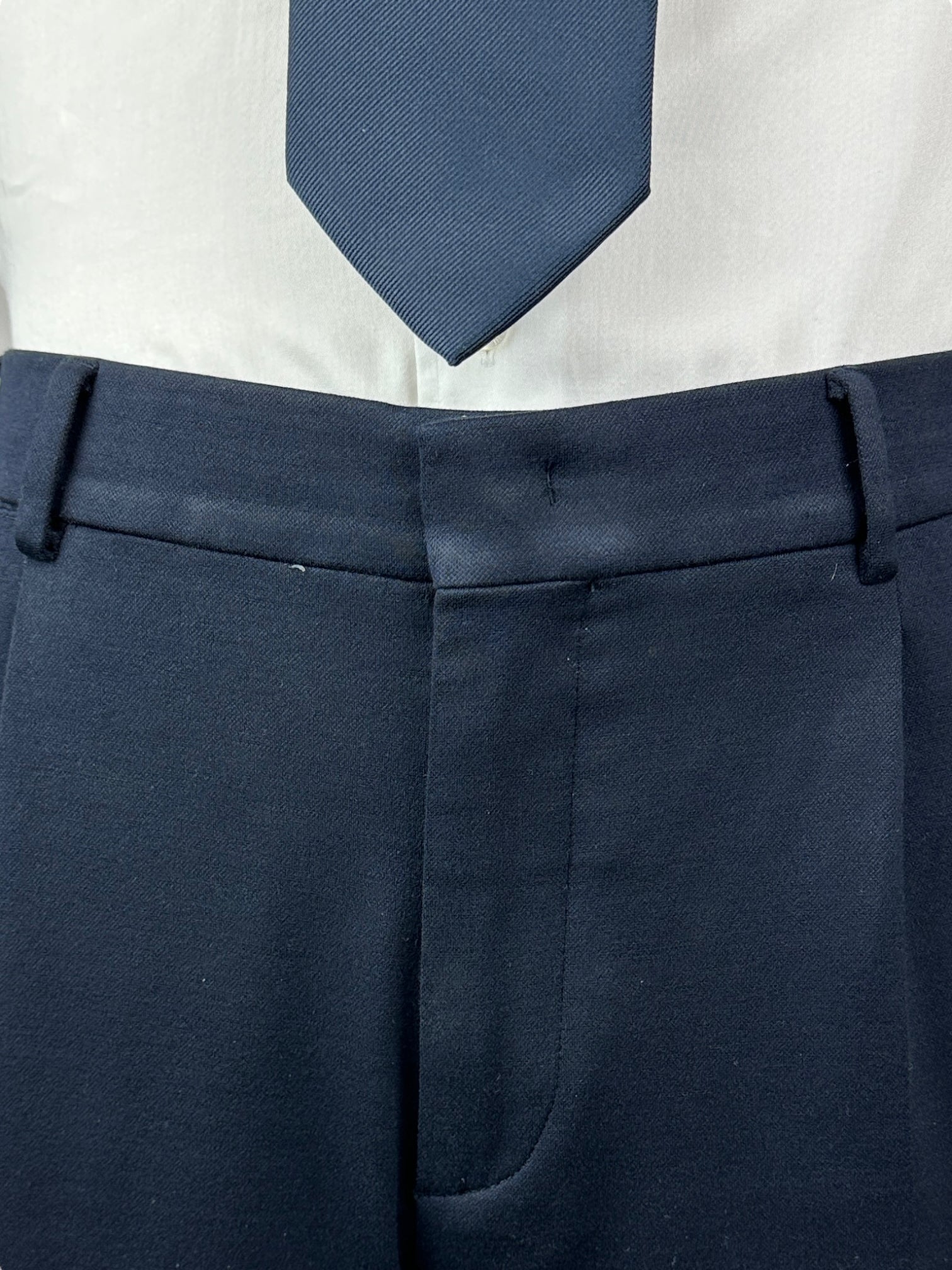 Loro Piana Midnight Blue Flannel Trousers