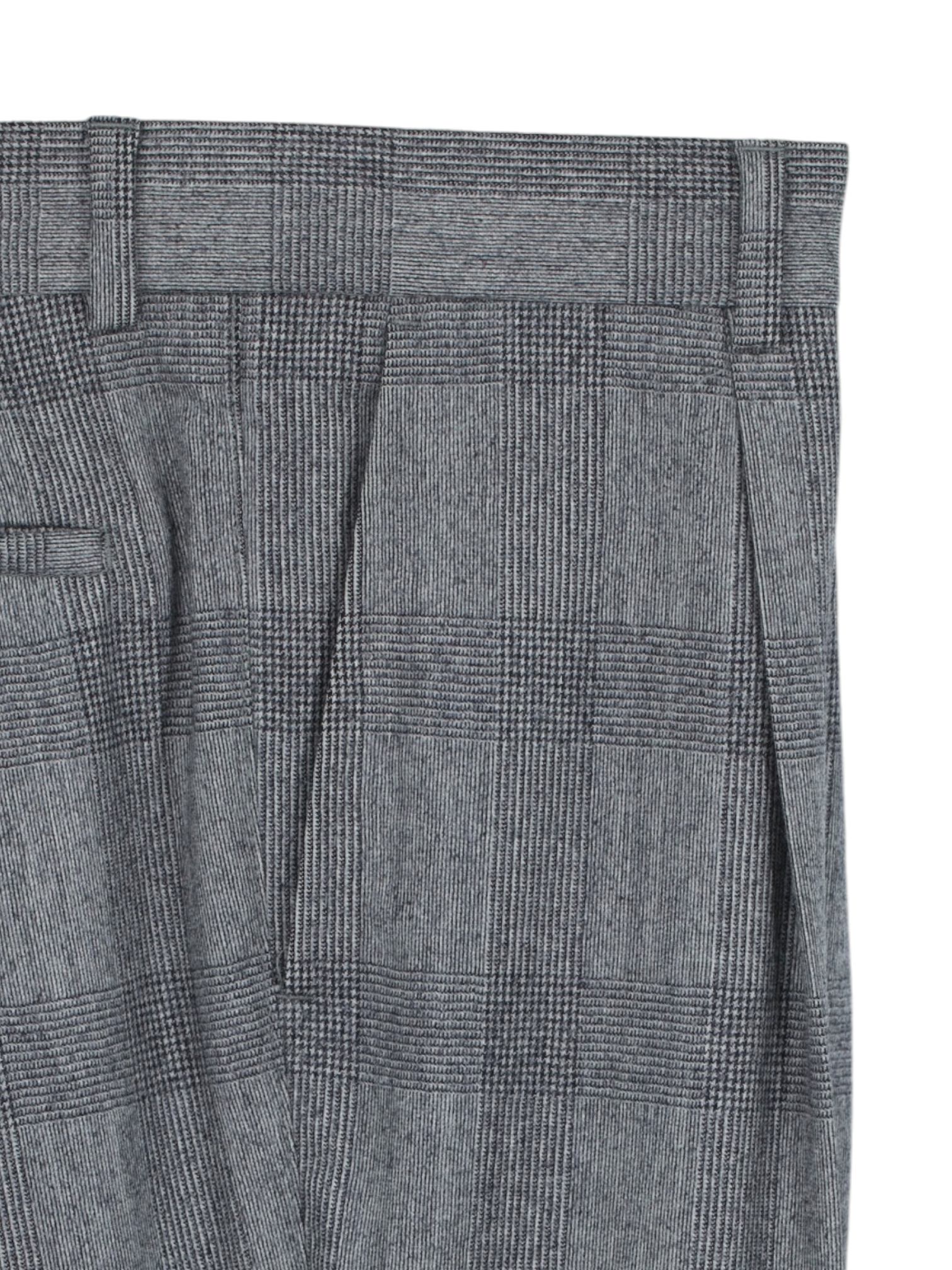 Brunello Cucinelli Grey Double Breasted Bushed-Wool Prince of Wales Suit