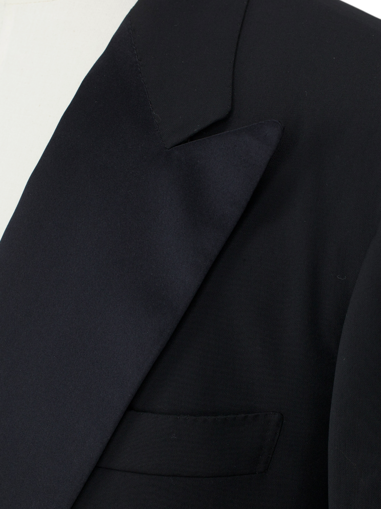 Kiton Black Vintage Fine-Wool Double Breasted Tuxedo Dinner Jacket