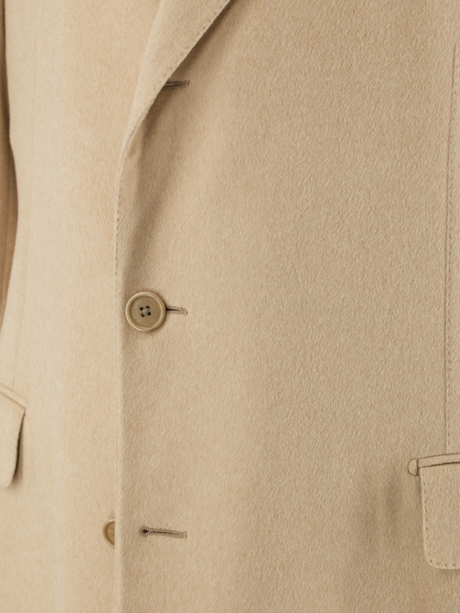 Salvatore Ferragamo Light Brown Guanaco Overcoat