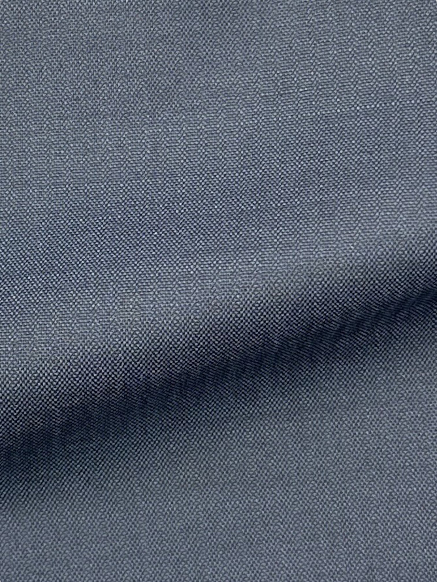 Brioni Blue Micro-Pattern Wool Trousers