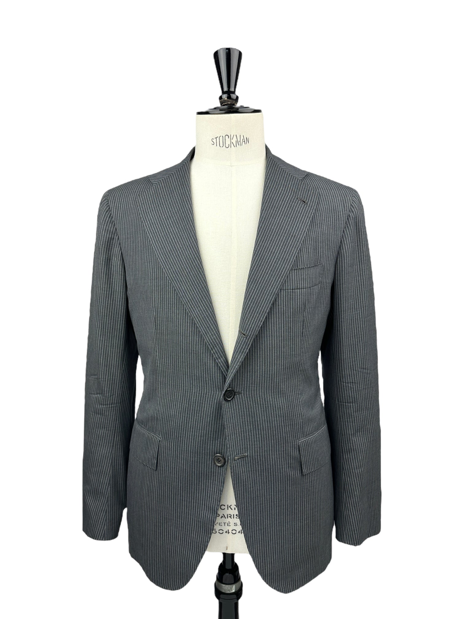 Orazio Luciano Grey Pinstripe Suit