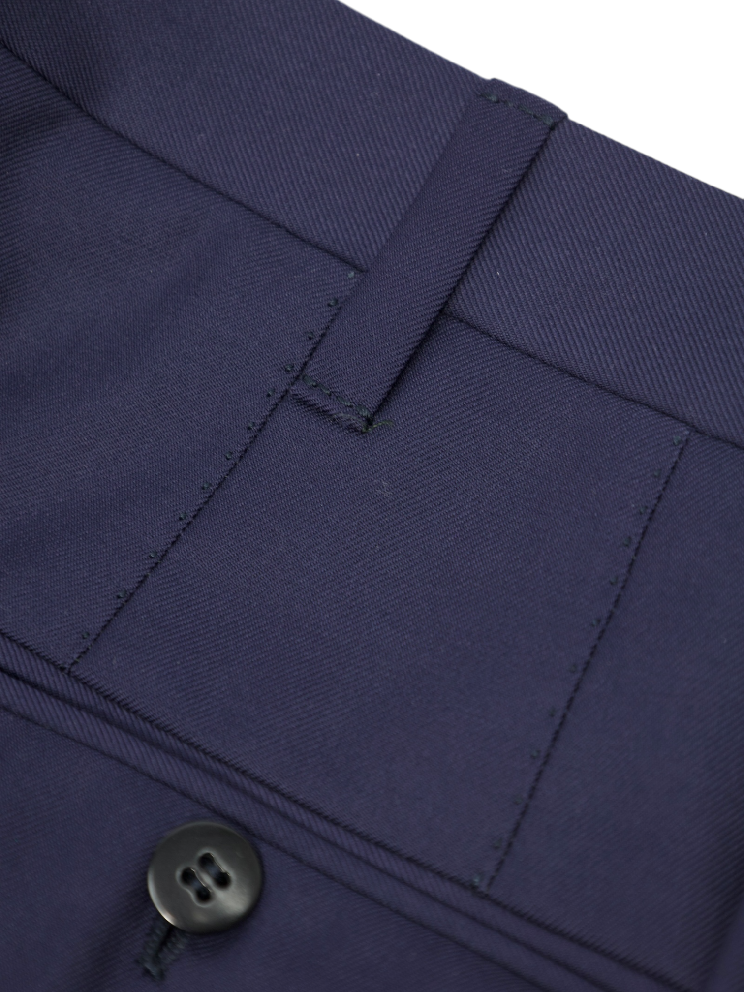 Cesare Attolini Navy Super 180's Sartorial Trousers