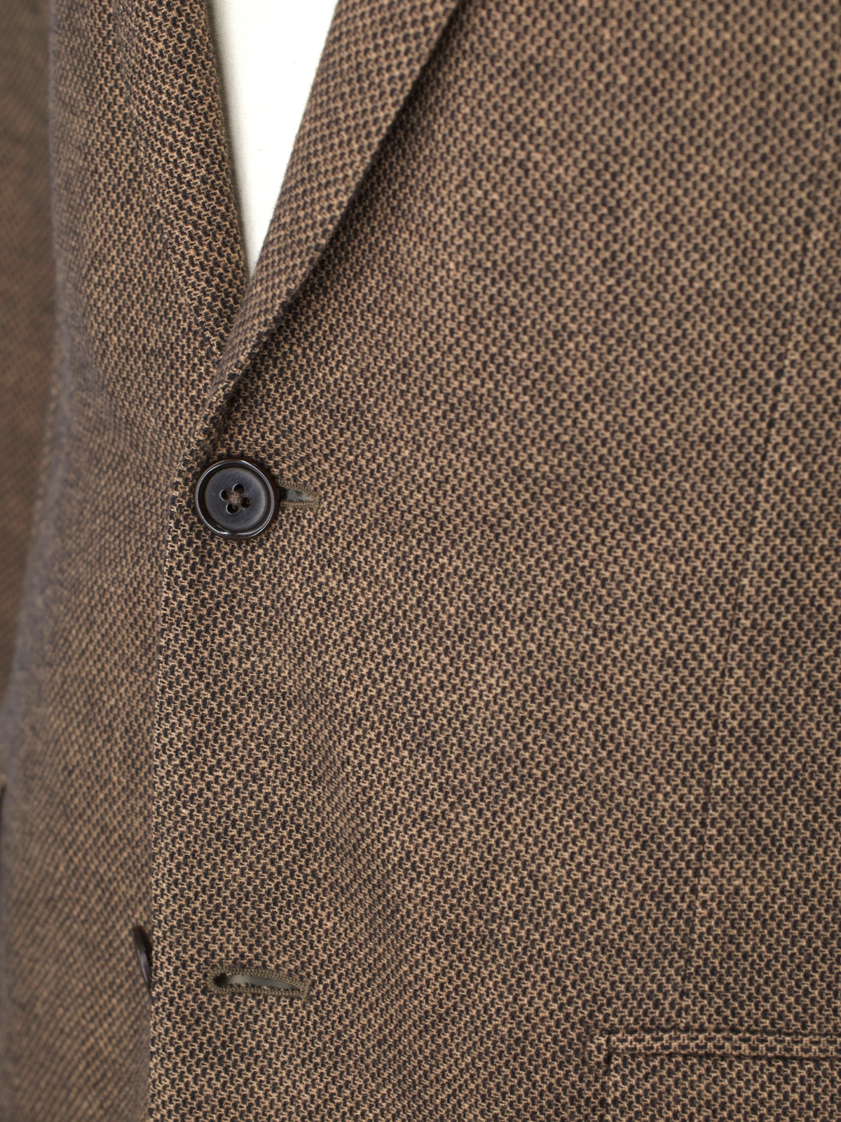 Ermenegildo Zegna Brown Wool, Silk & Cashmere "Mila Zero" Jacket