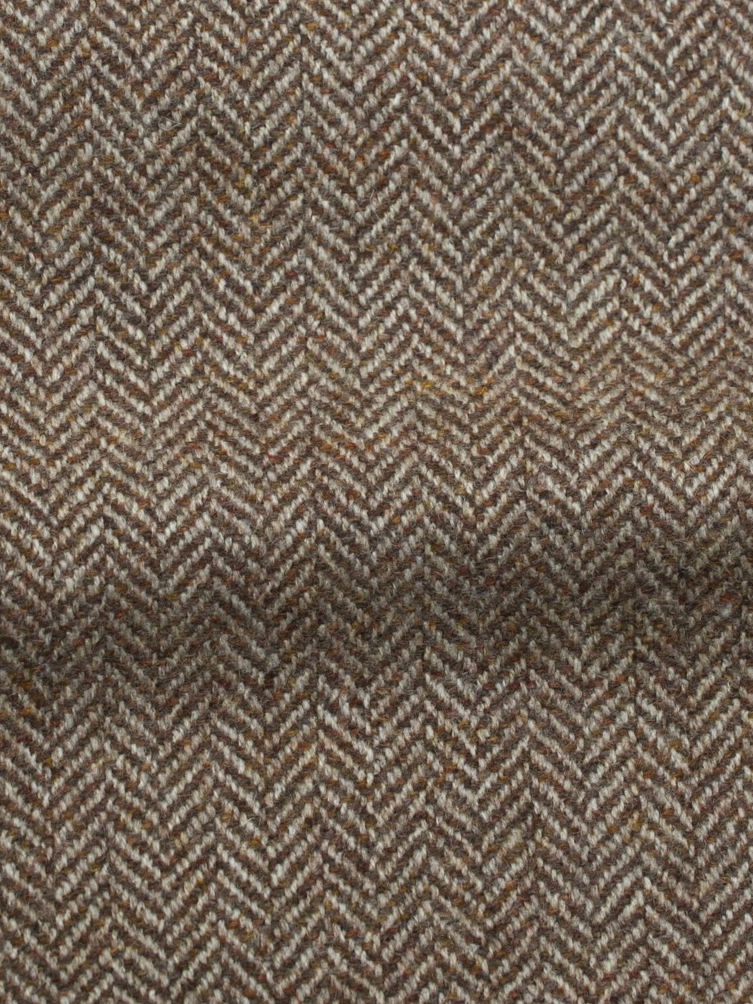Caruso Light Brown Wool & Cashmere Herringbone Tosca Jacket