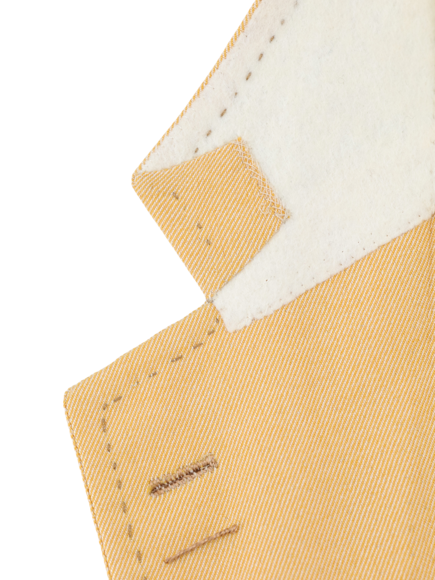 Cesare Attolini Yellow Cashmere & Silk "La Grande Bellezza" Jacket