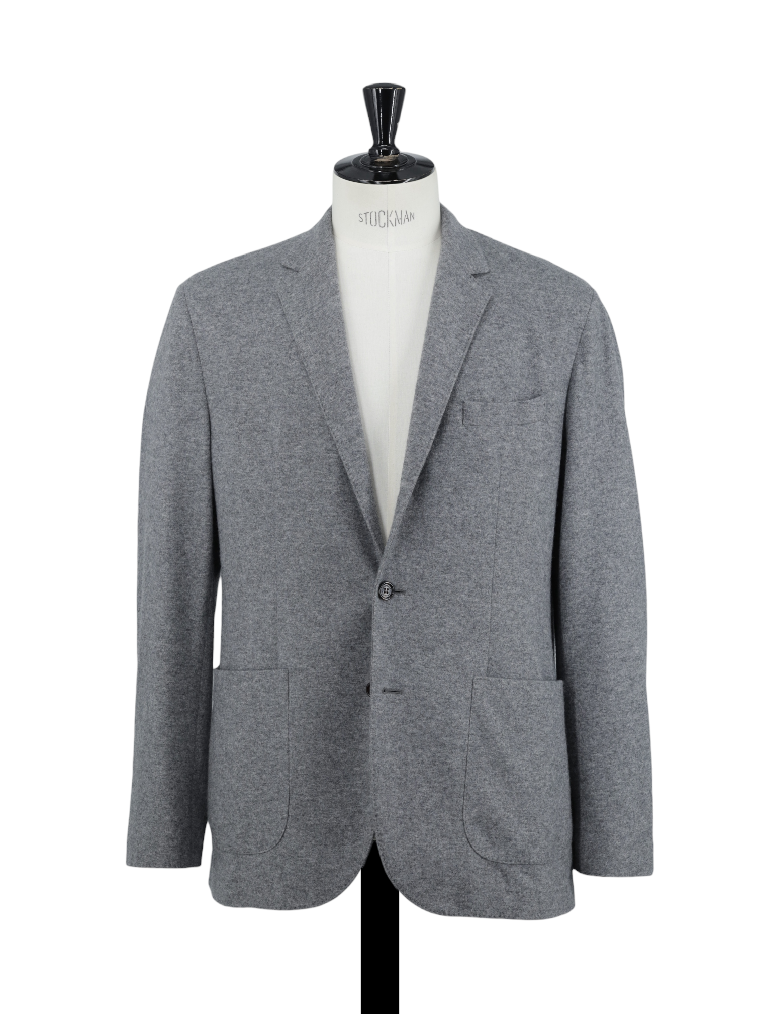 Brunello Cucinelli Grey Unconstructed Plushy-Cashmere Jacket
