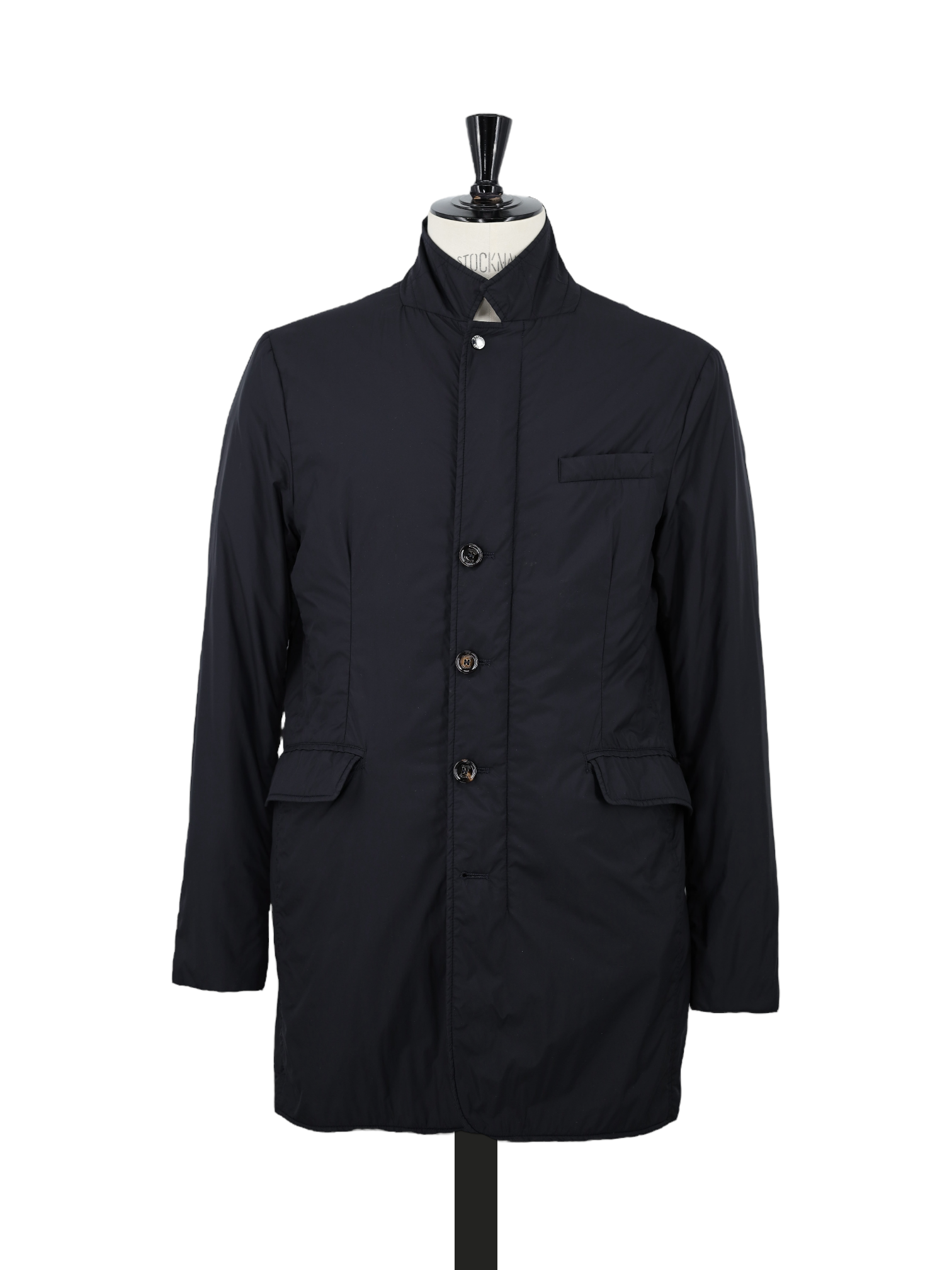 MooRER Black Lightly Padded Vespa Coat