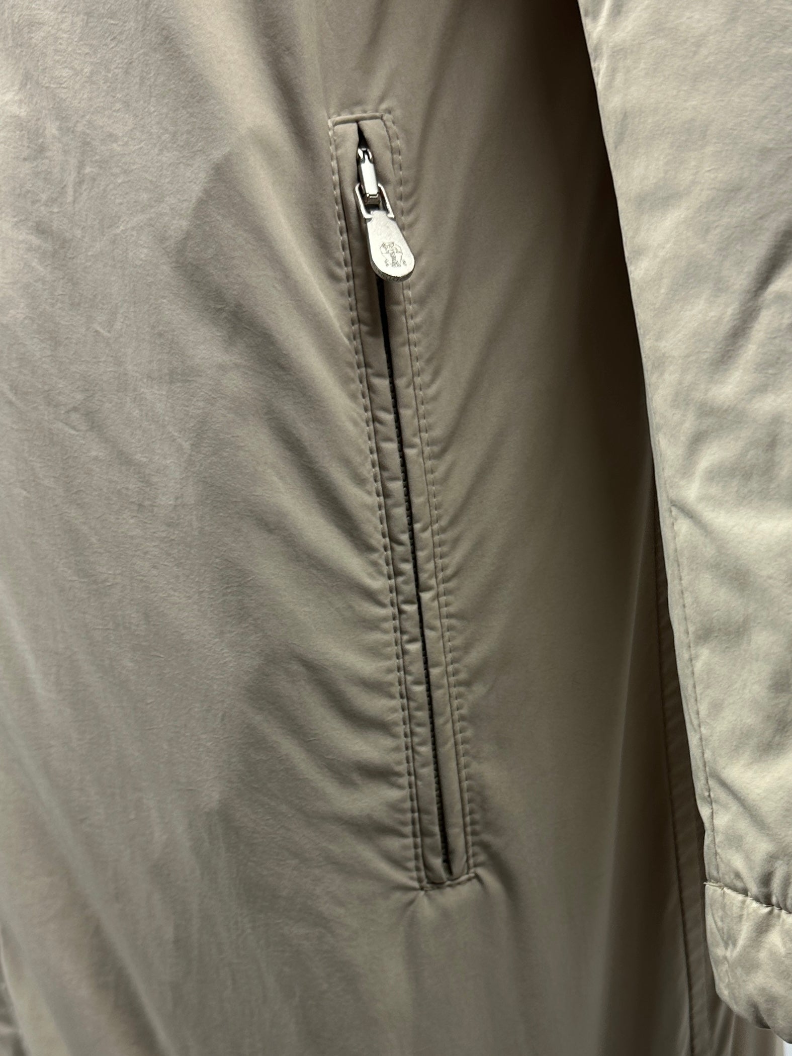 Brunello Cucinelli Beige Padded Parka
