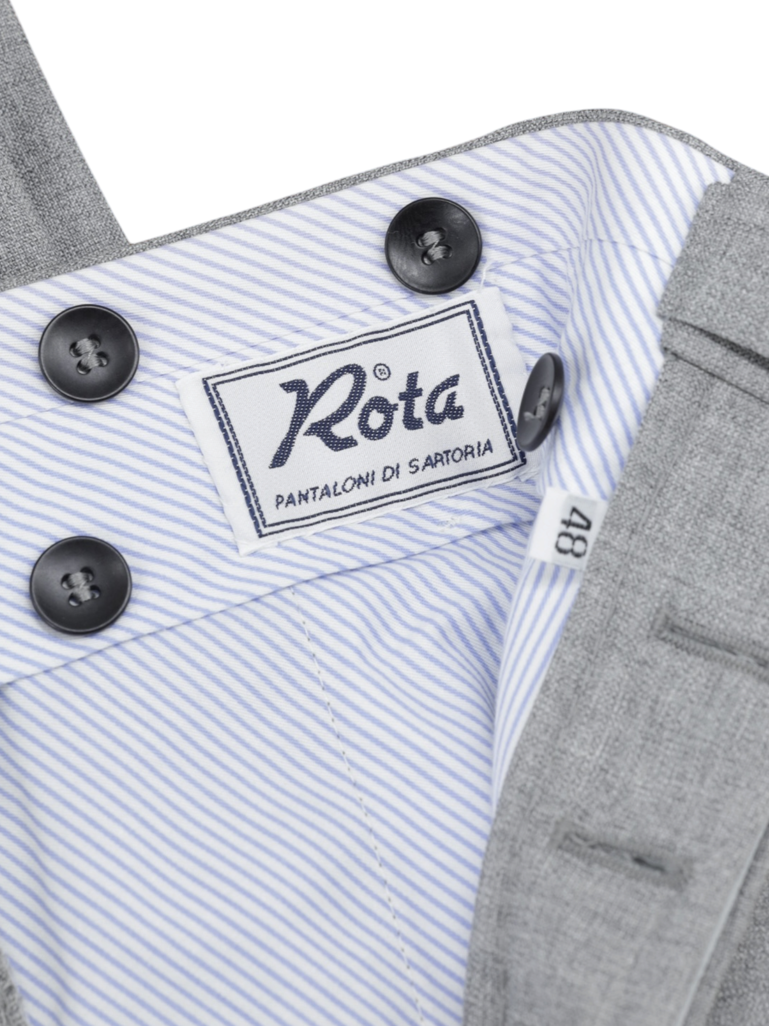 Rota Grey Cool-Wool Fresco Sartorial Trousers
