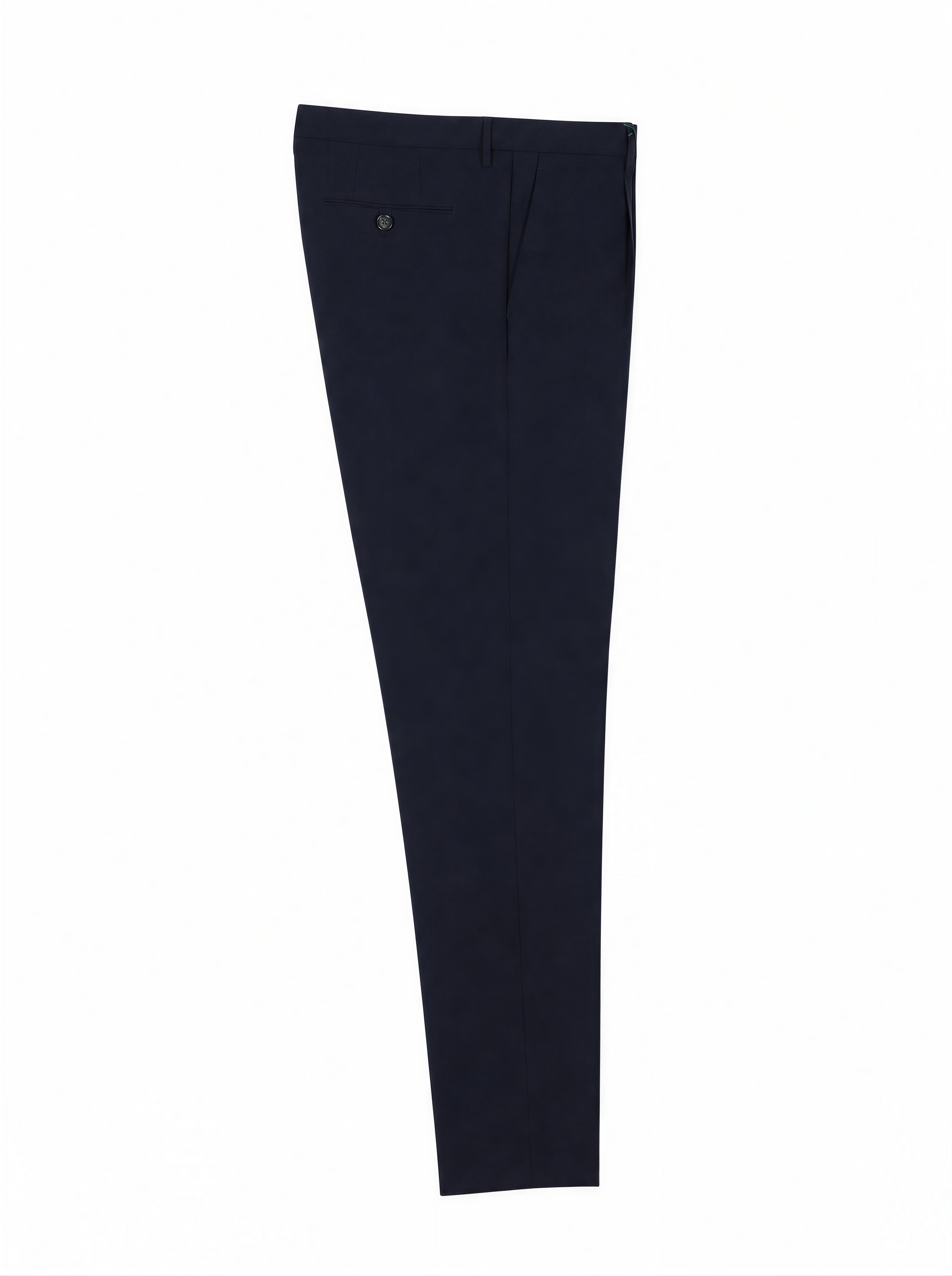 Berwich x VBC Midnight Blue Cool-Wool Single Pleated Trousers
