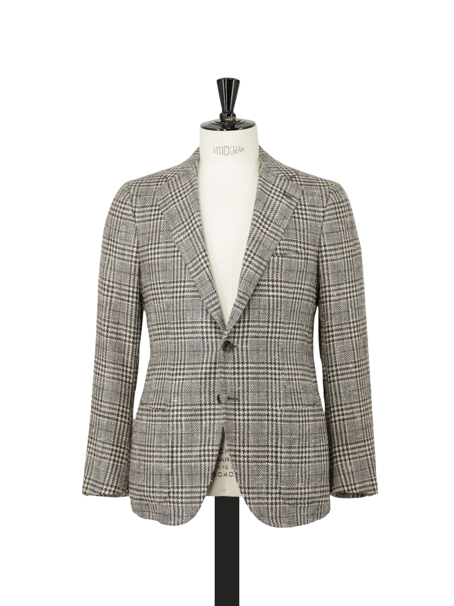 Cesare Attolini Light Brown Silk & Wool Donegal Prince of Wales Jacket