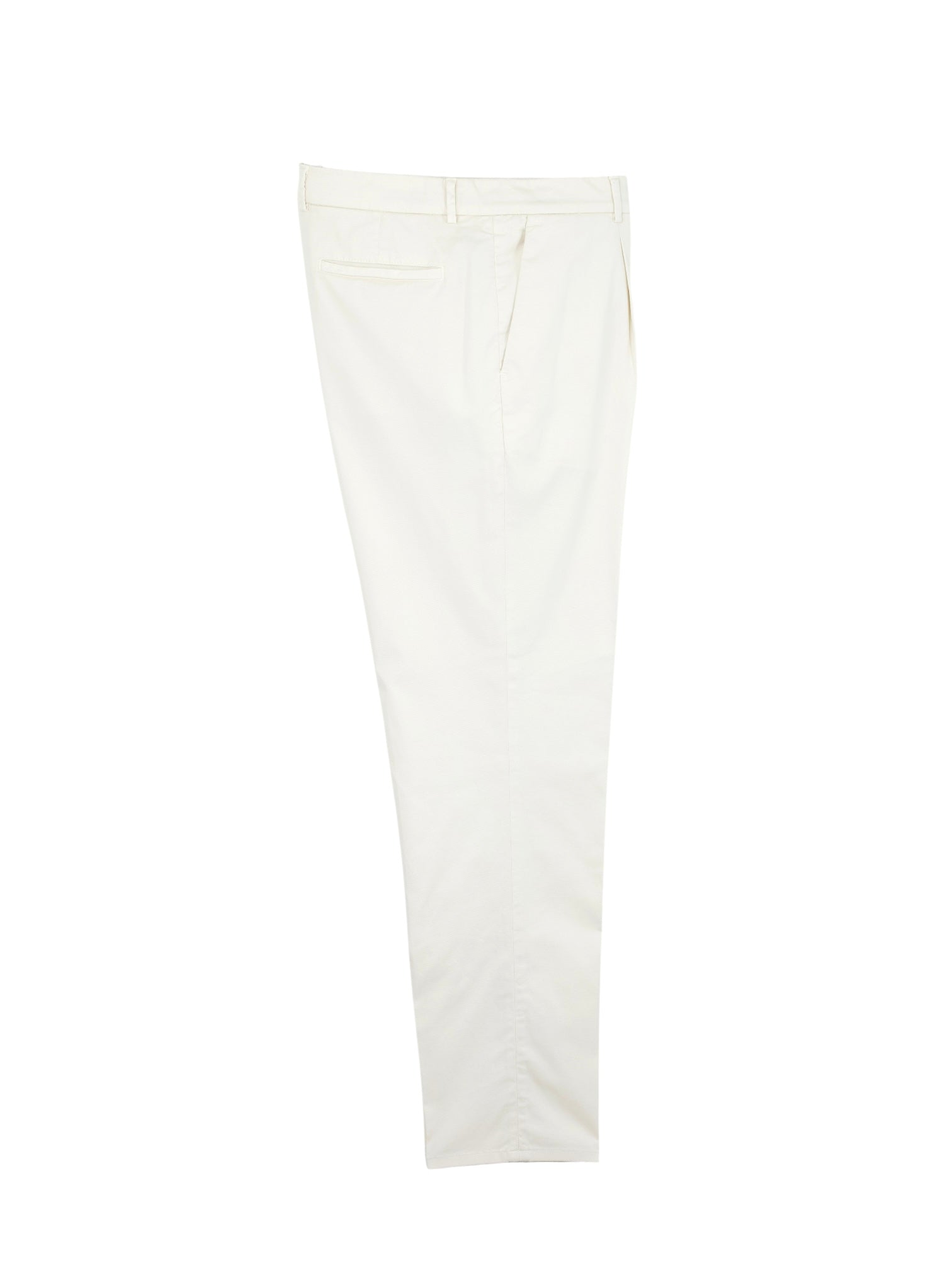 Brunello Cucinelli Ecru Cotton-Stretch Twill Chino