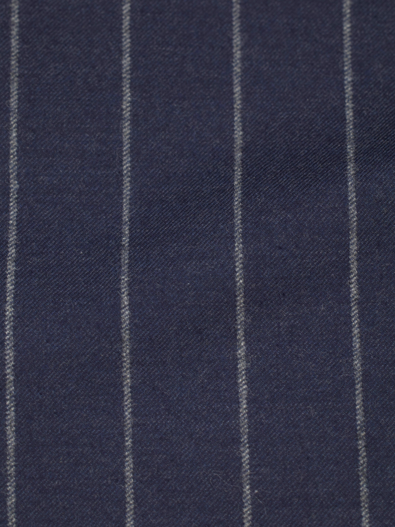 Cesare Attolini Dark Blue 3-Piece Super 150's Flannel Chalkstripe Suit