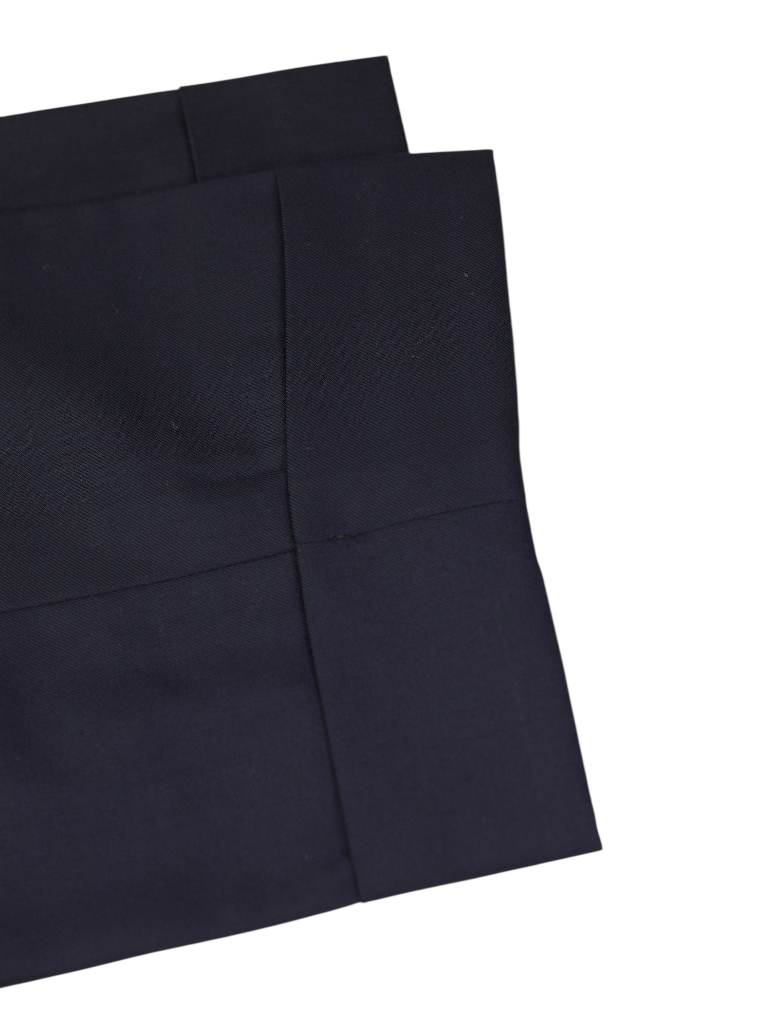 Kiton Navy Extrafine-Wool Timeless Twill Trousers