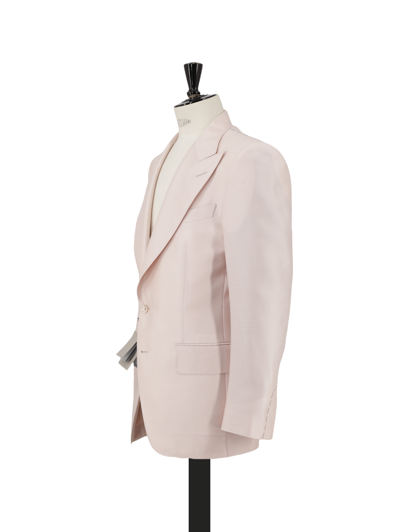 Tom Ford Light Pink Wool & Silk Twill Atticus Jacket