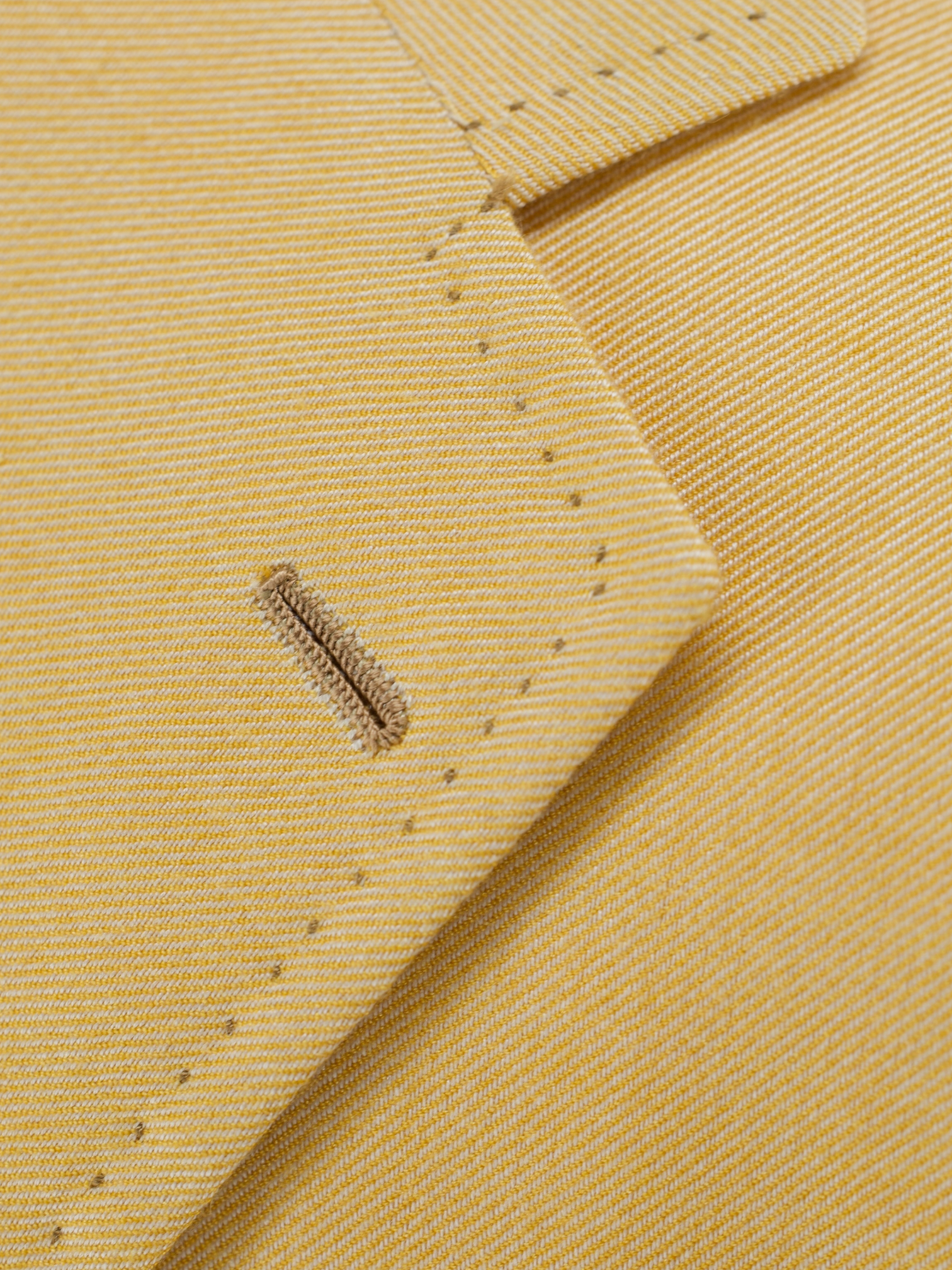 Cesare Attolini Yellow Cashmere & Silk "La Grande Bellezza" Jacket