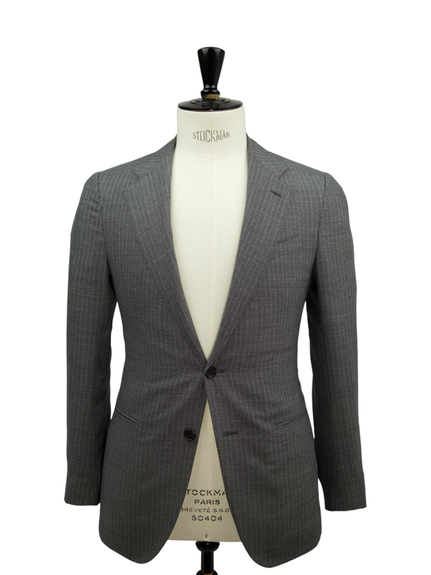 Caruso Light Grey Pinstripe Suit