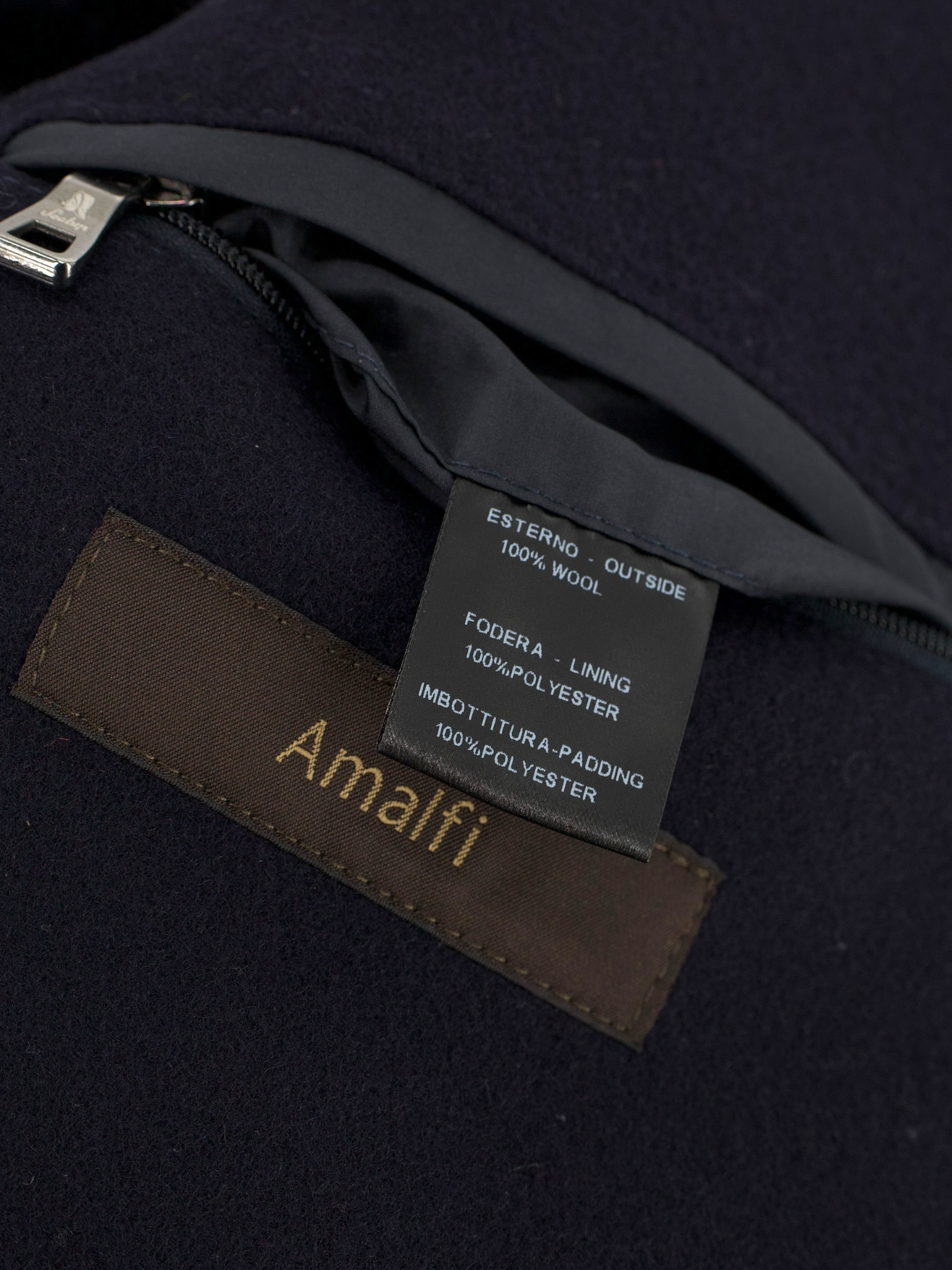 Sealup Navy Wool Thermore "Amalfi' Peacoat