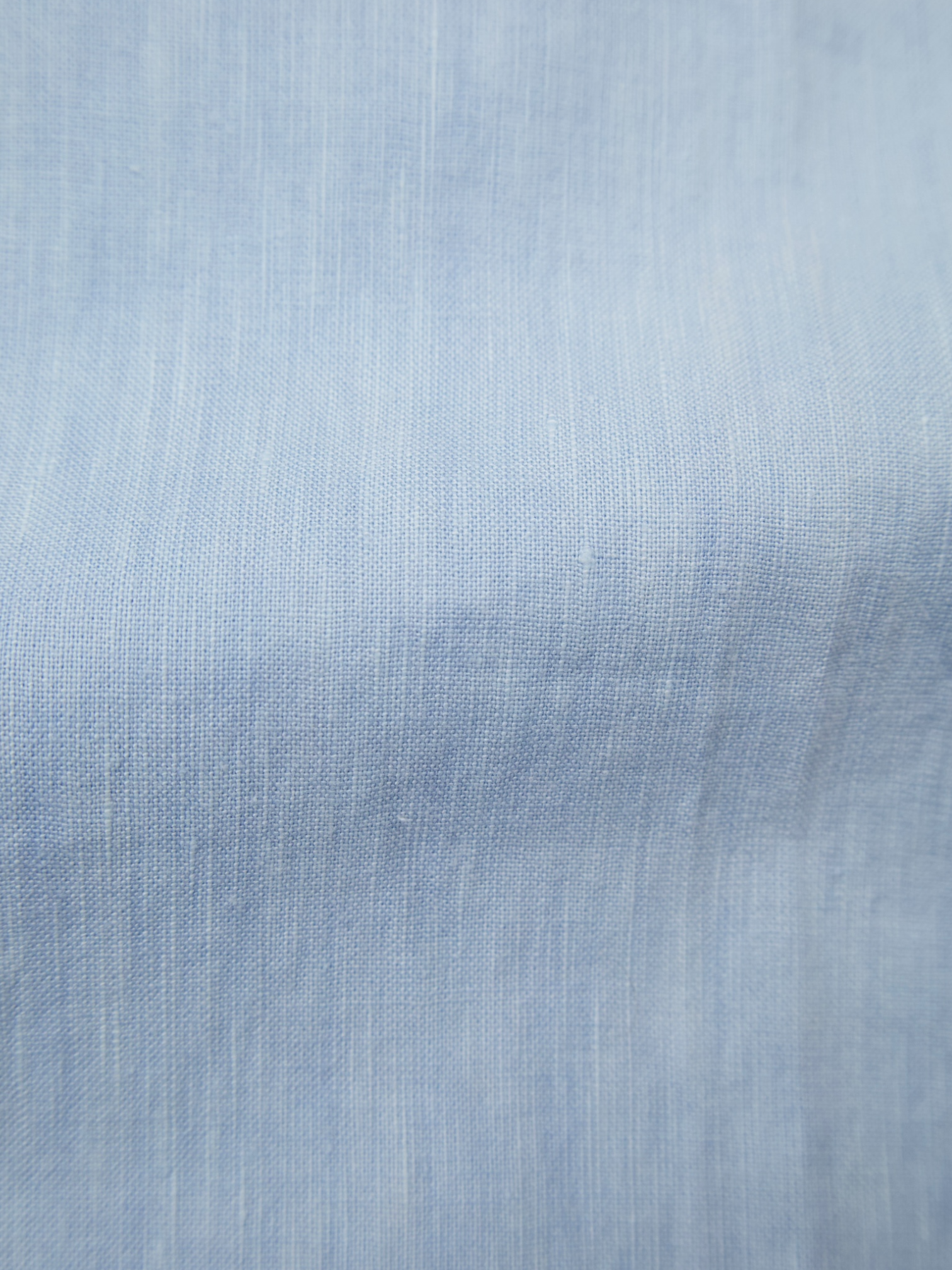 PT01 Light Blue Cotton & Linen Trousers