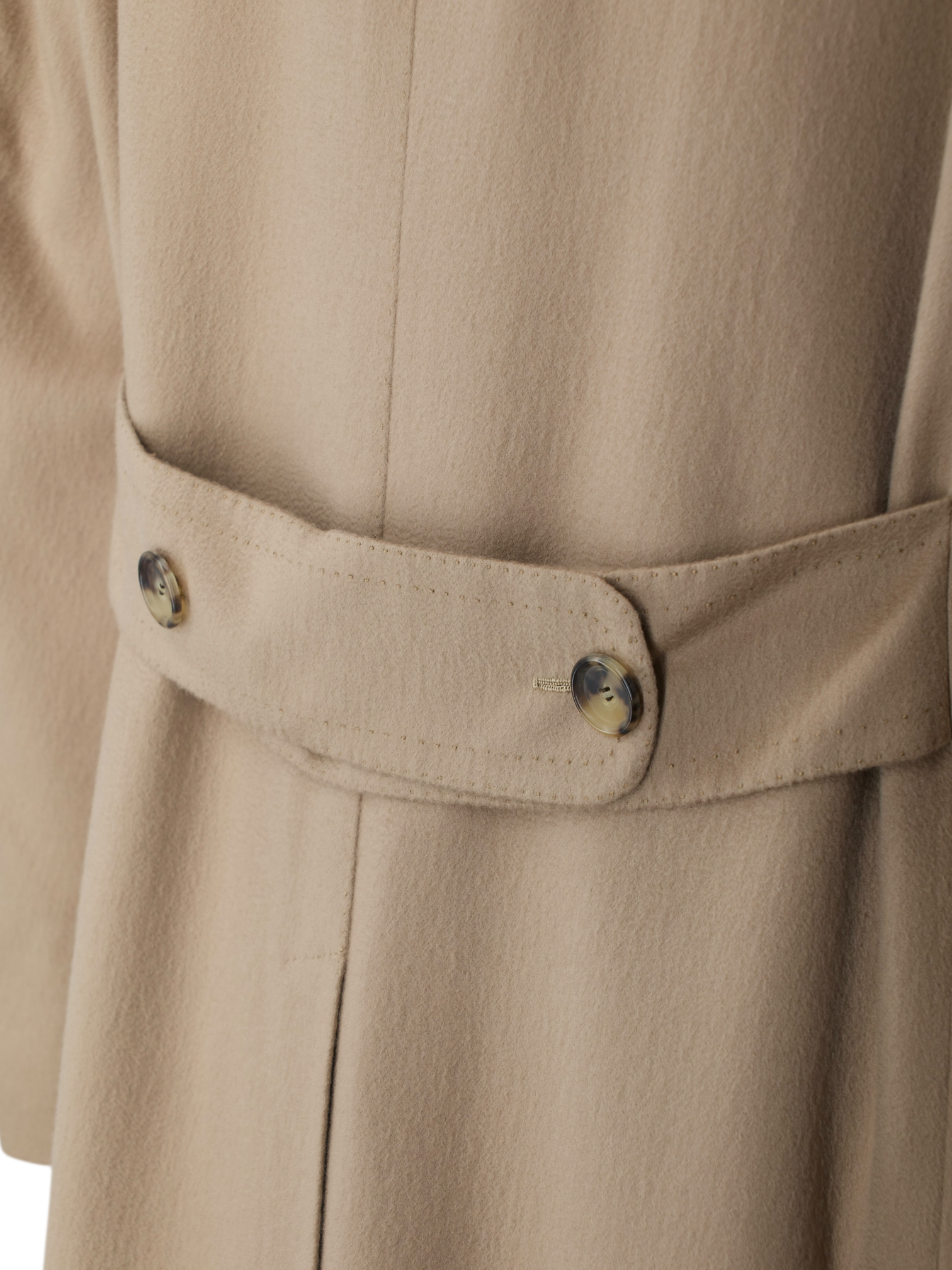 Cesare Attolini Camel Brown Pure Cashmere Sartorial Overcoat