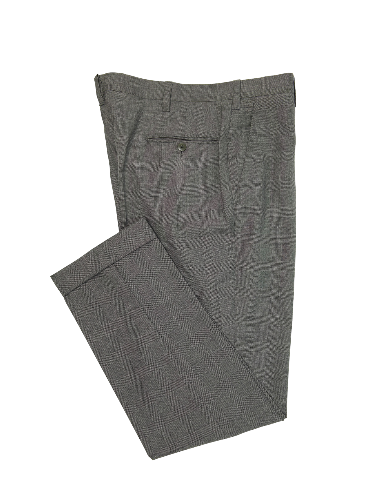 Cesare Attolini Grey Super 130's Glenplaid Suit