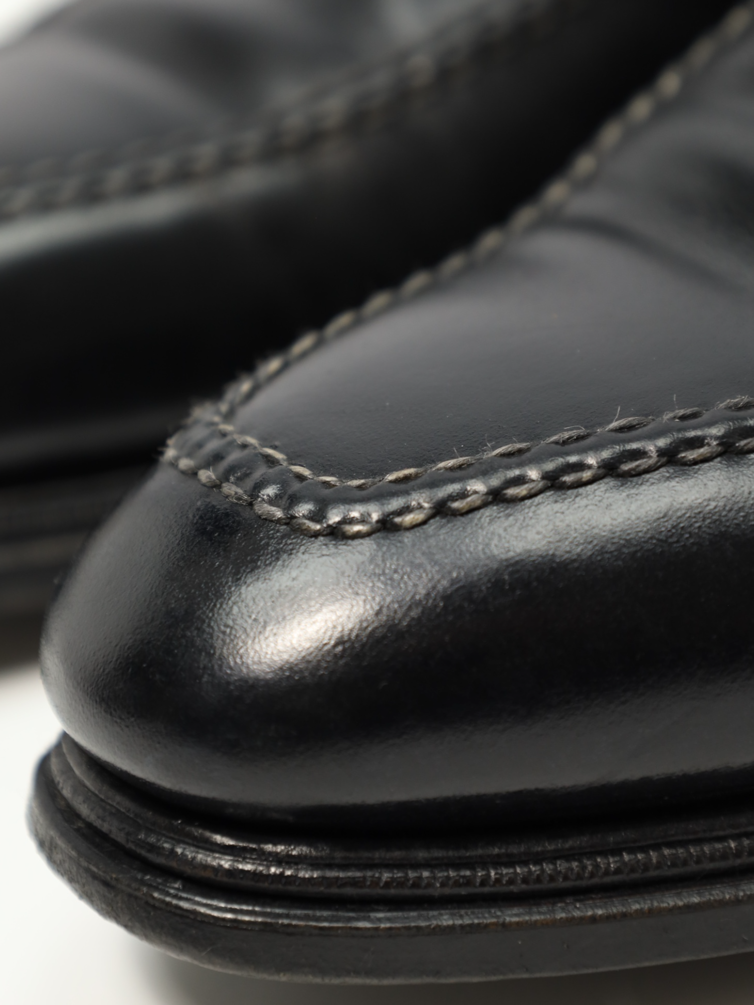 Santoni Black Limited Edition Penny Loafer