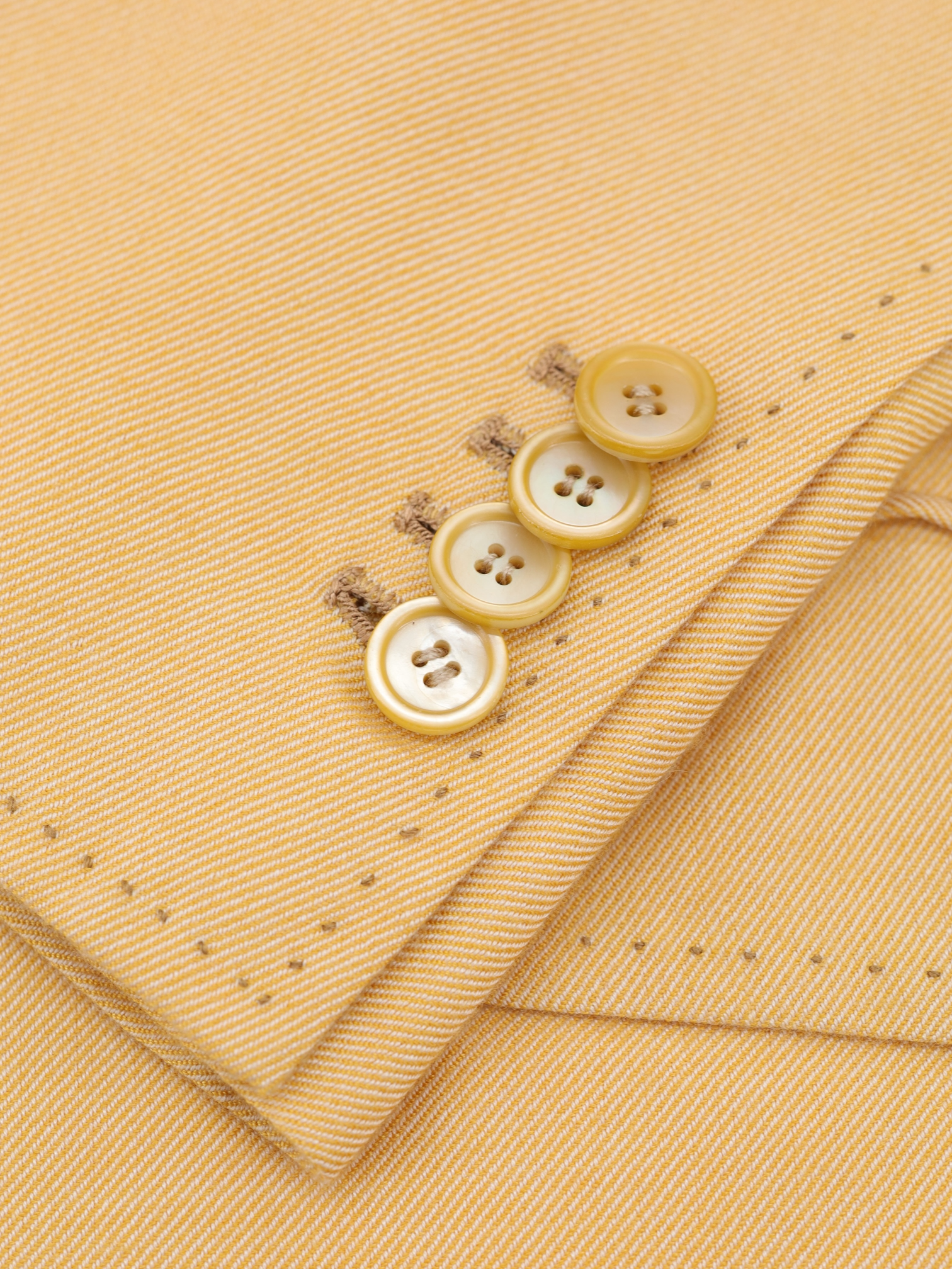 Cesare Attolini Yellow Cashmere & Silk "La Grande Bellezza" Jacket