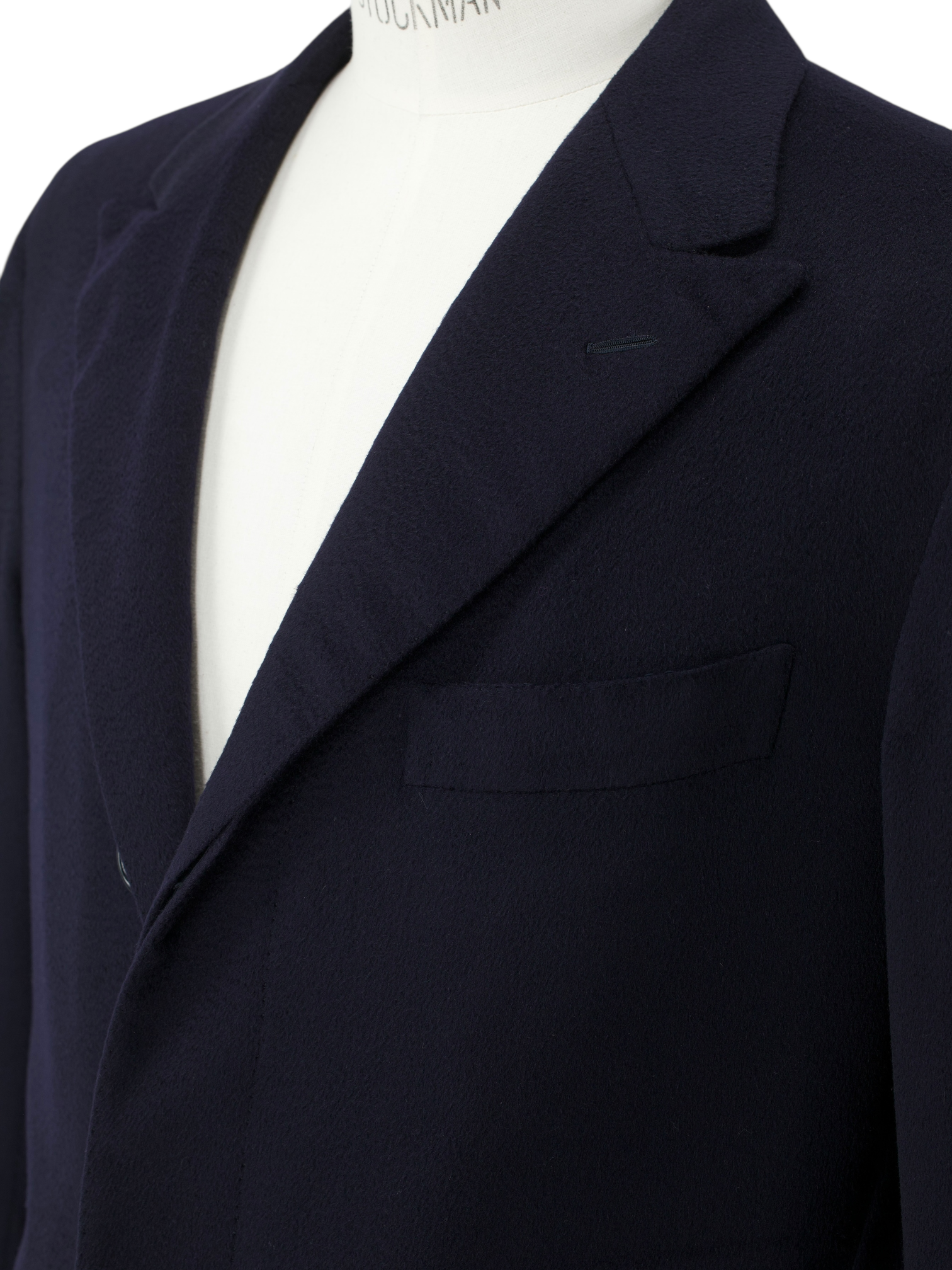 Kiton Navy Pure Cashmere Classic Sartorial Overcoat