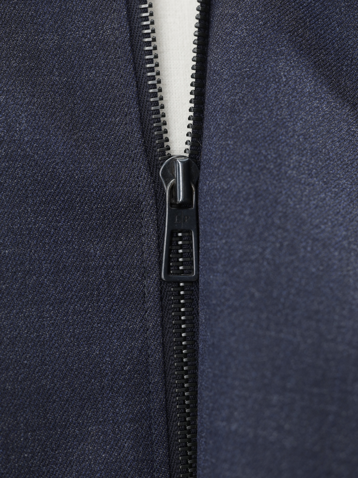 Loro Piana Dark Blue Wool Storm-System Roadster Coat