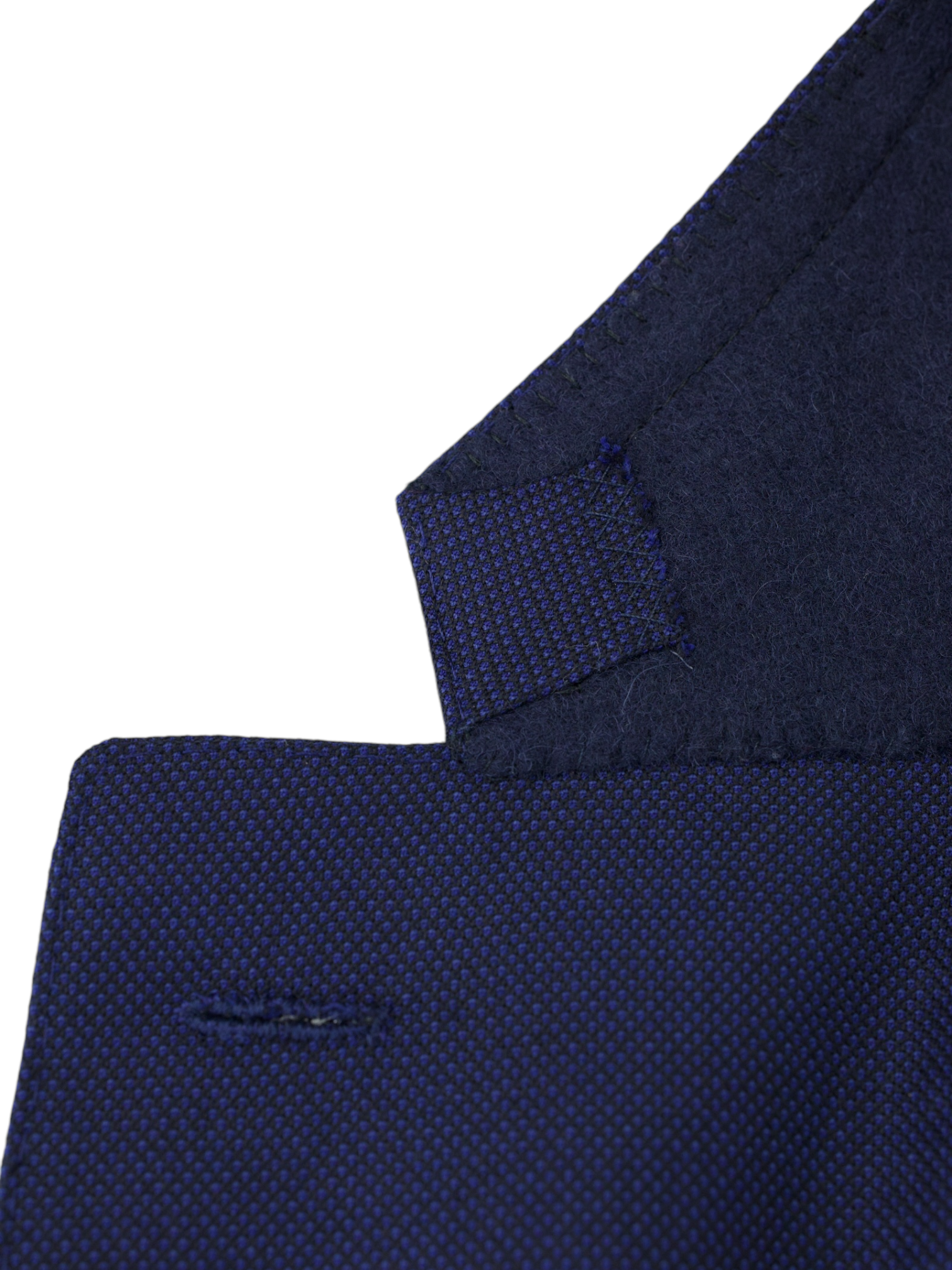 Caruso Dark Blue Super 150's "Winter Australis" Birdseye Boheme Suit + Extra Trousers