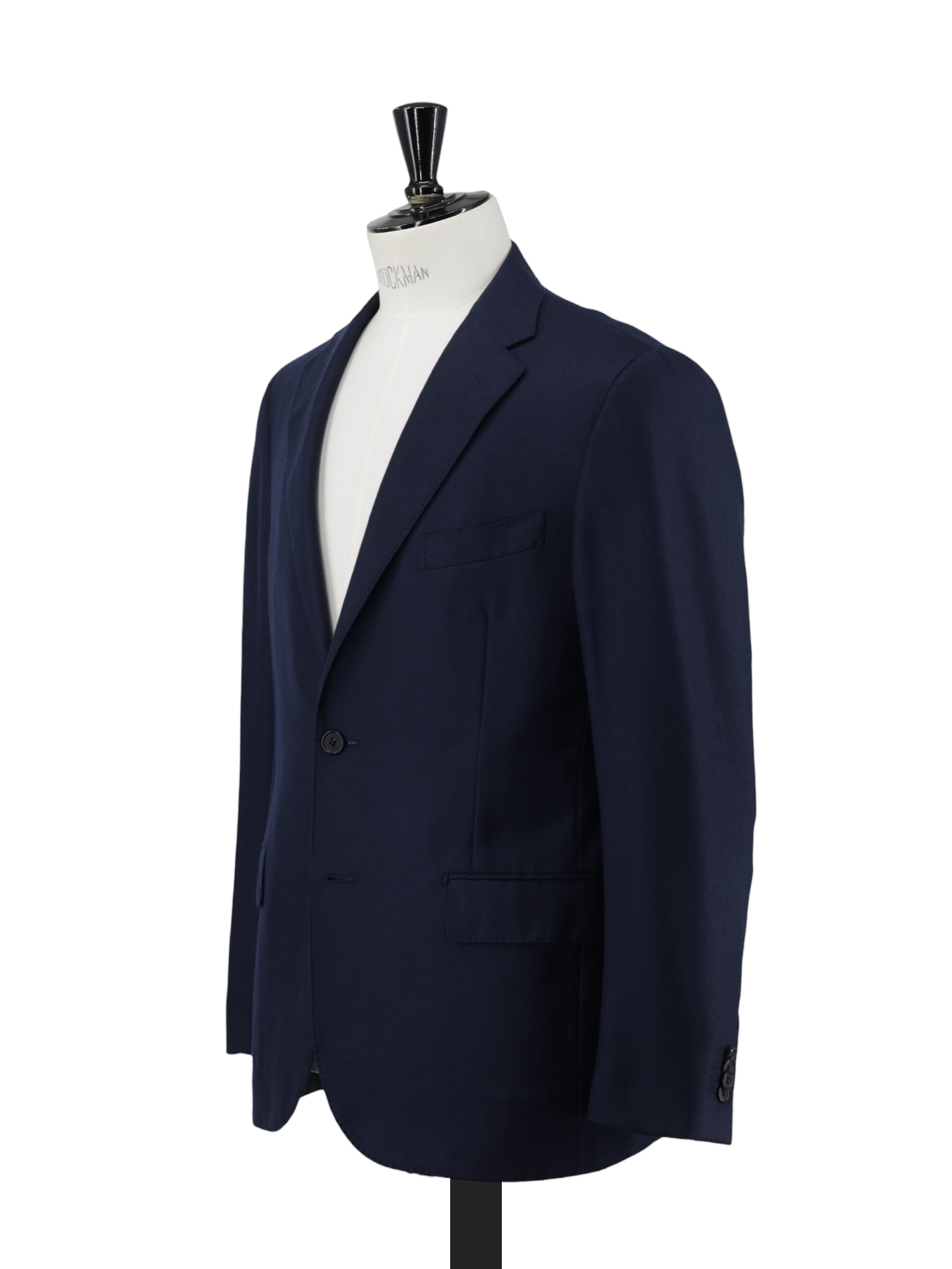 Corneliani Navy Pure Cashmere Twill Academy Jacket
