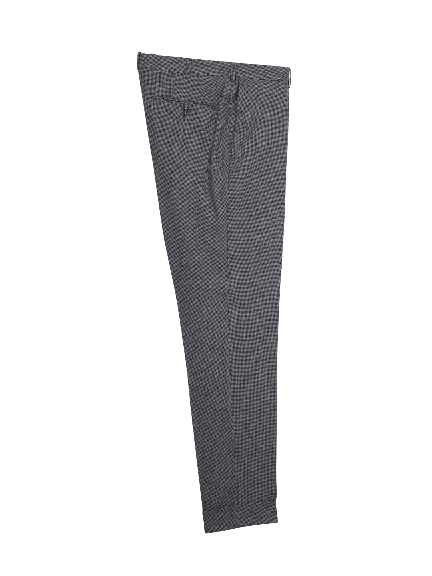 Ermenegildo Zegna Taupe Linen, Wool & Silk "Crossover" Puppytooth Milano East Suit