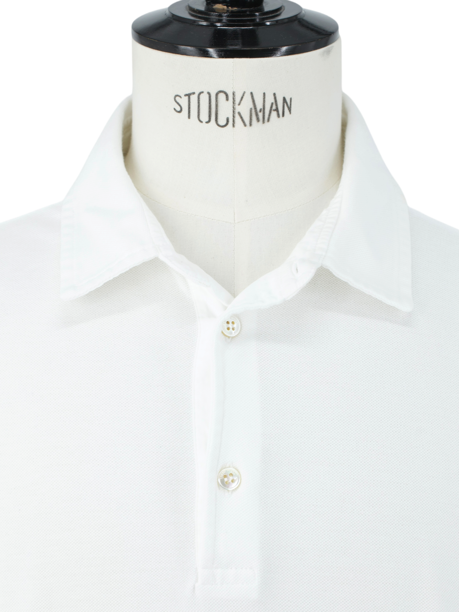 Loro Piana White Cotton-Pique Polo Shirt