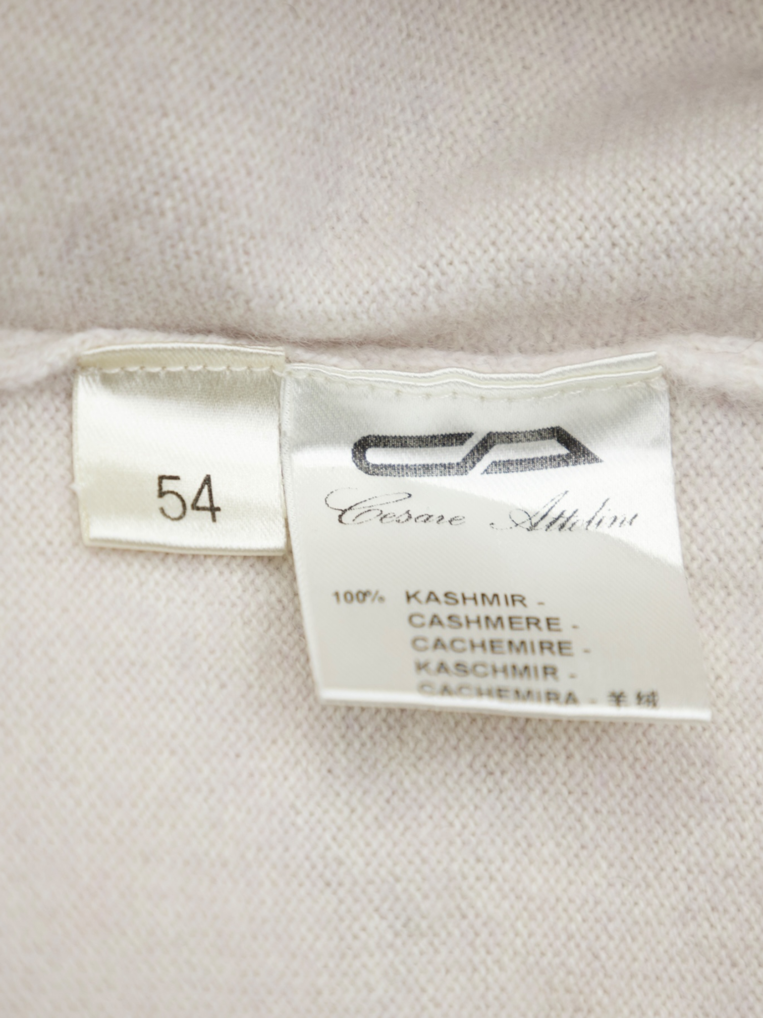 Cesare Attolini Greige Pure Duvet Cashmere Button-Up Cardigan