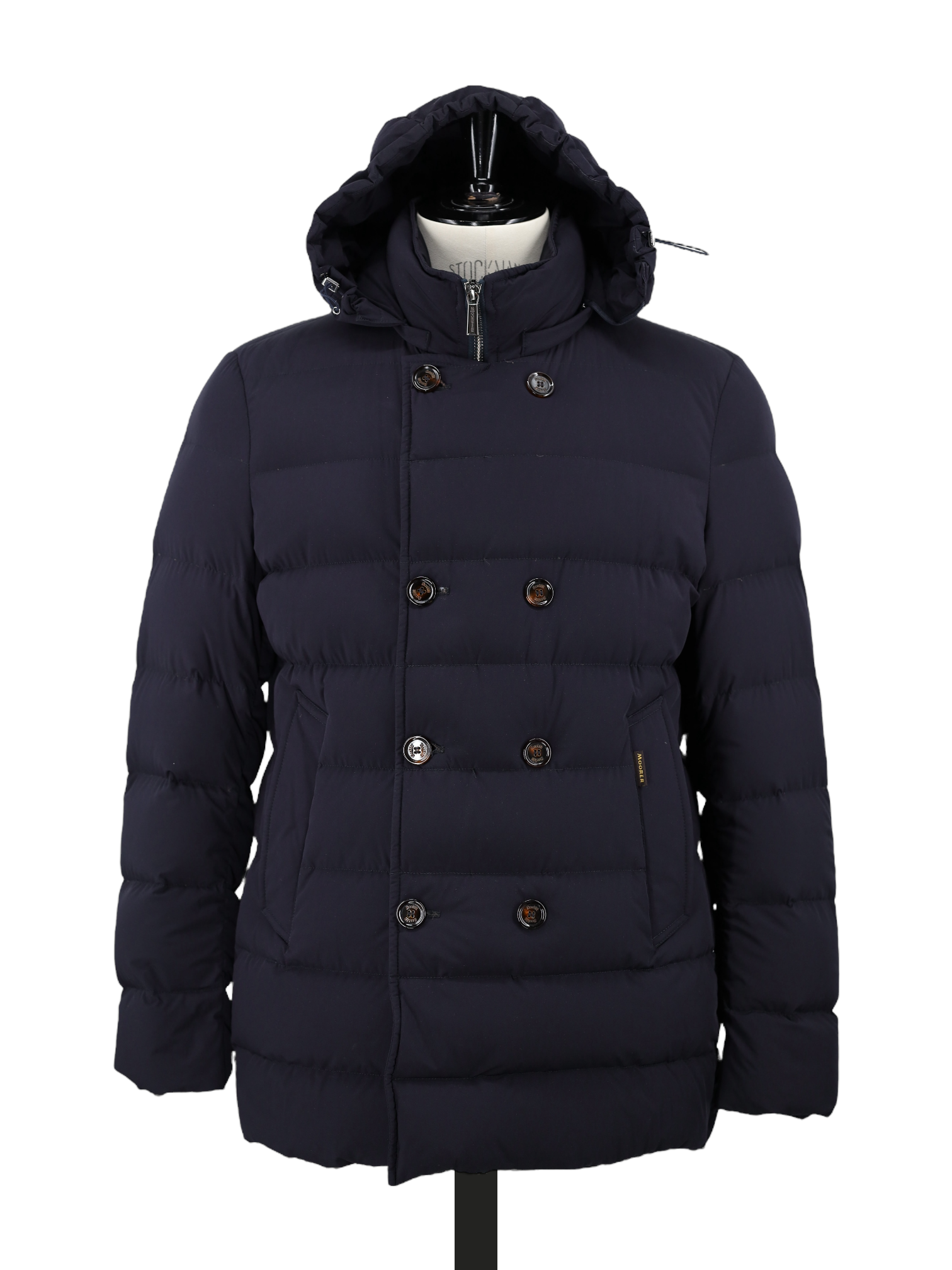 ☆秋冬に☆ MOORER FLORIO-KN Down Jacket MooRER Black Down-Feather Padded Florio Puffer Jacket
