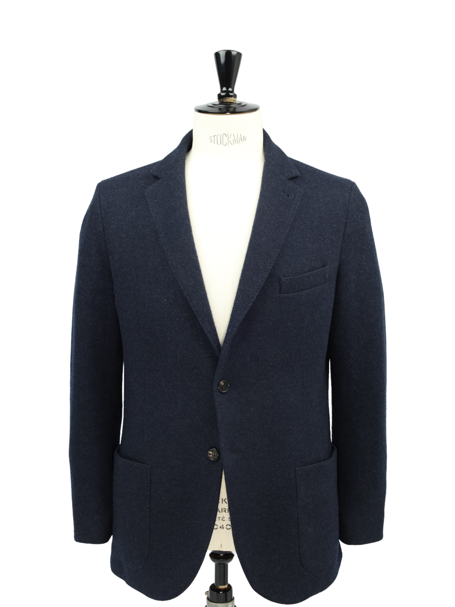 Loro Piana Navy Plushy Unconstructed Cashmere-Blend Blazer