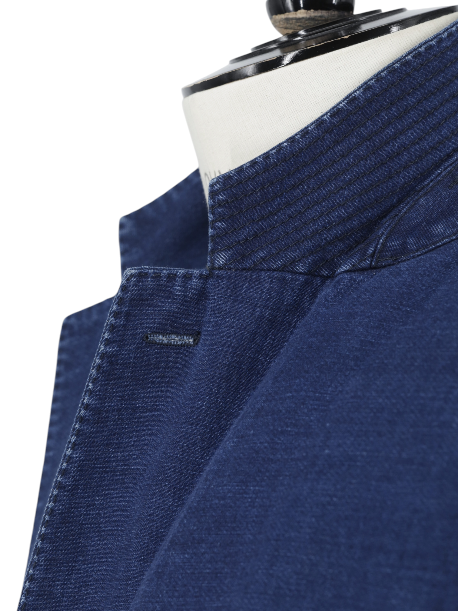 Ermenegildo Zegna Blue Cotton-Denim Twill Casual Jacket
