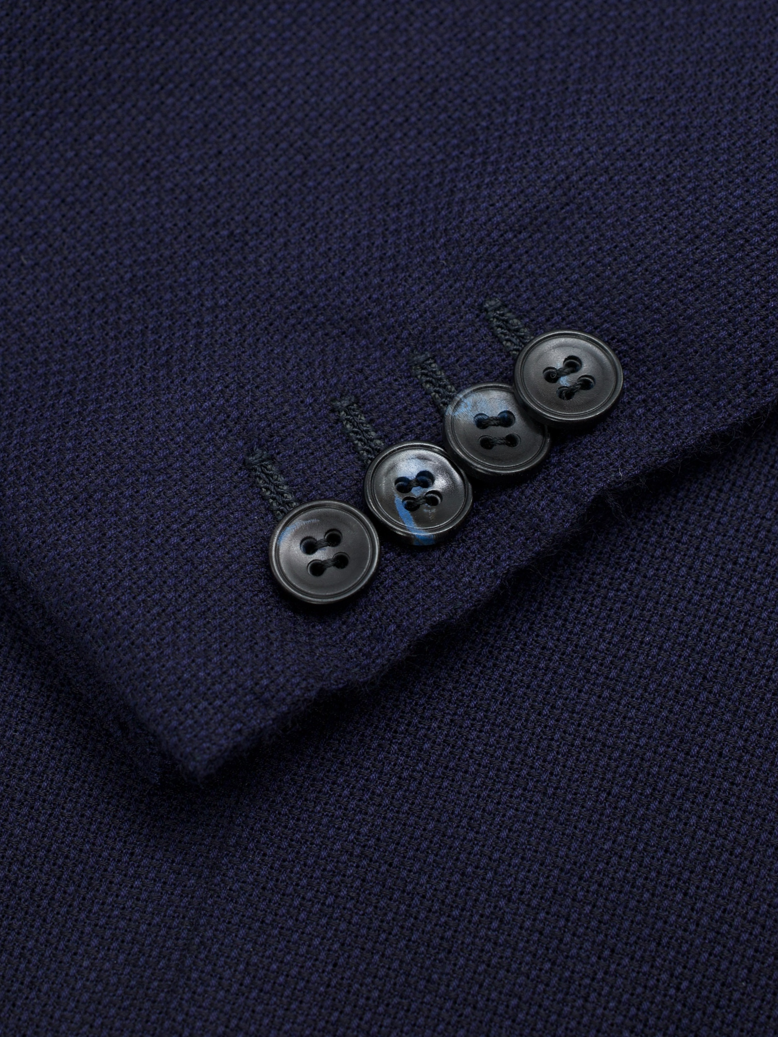 Kiton Navy Pure-Cashmere Sartorial Hopsack Jacket