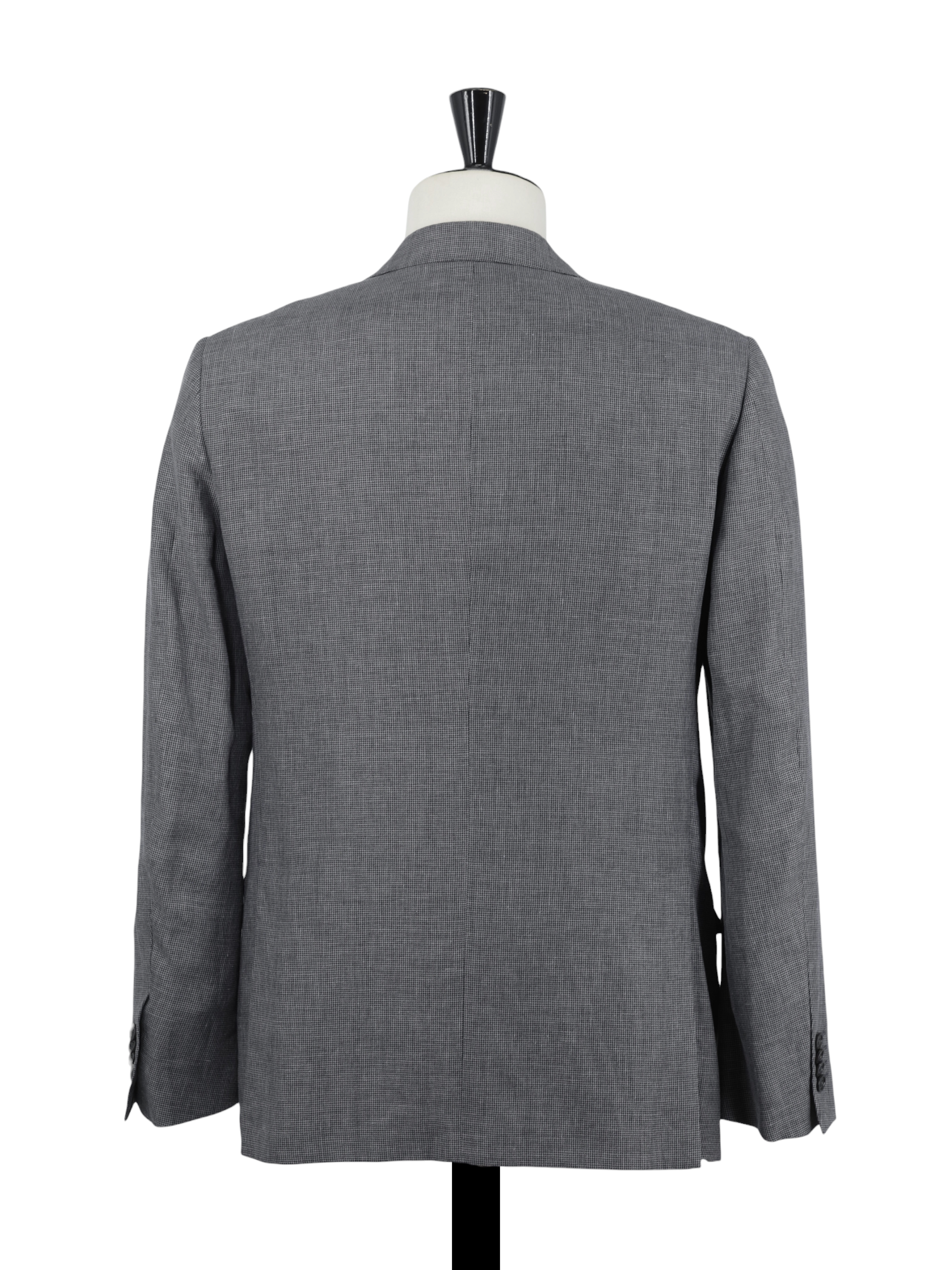 Ermenegildo Zegna Taupe Linen, Wool & Silk "Crossover" Puppytooth Milano East Suit