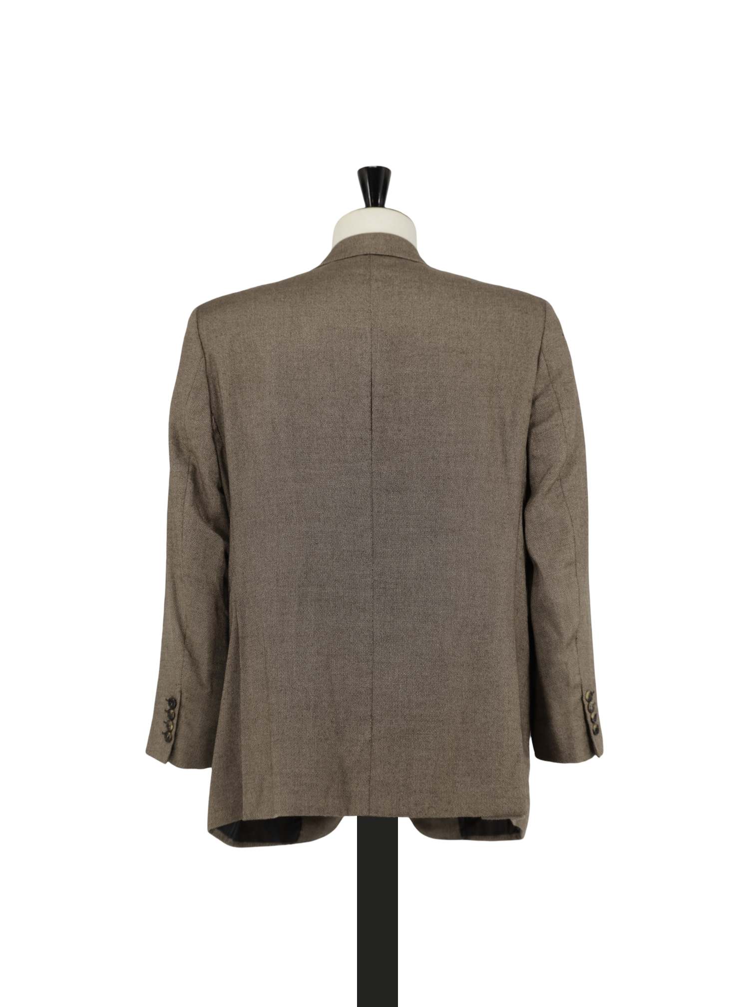 Brioni Light Brown Pure Cashmere Micro-Pattern Palatino Jacket