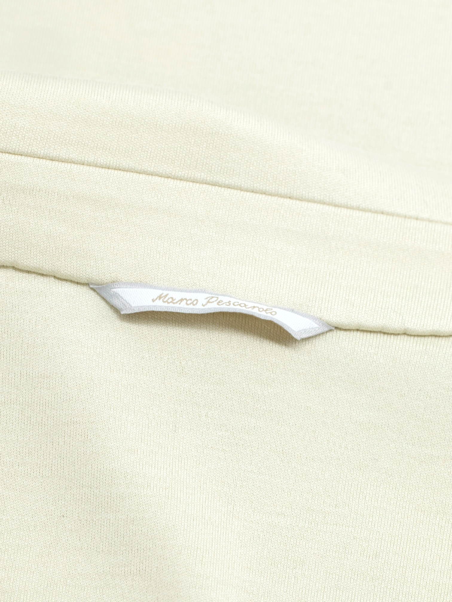 Marco Pescarolo Ecru Silk & Cotton Jersey-Knitted Jacket