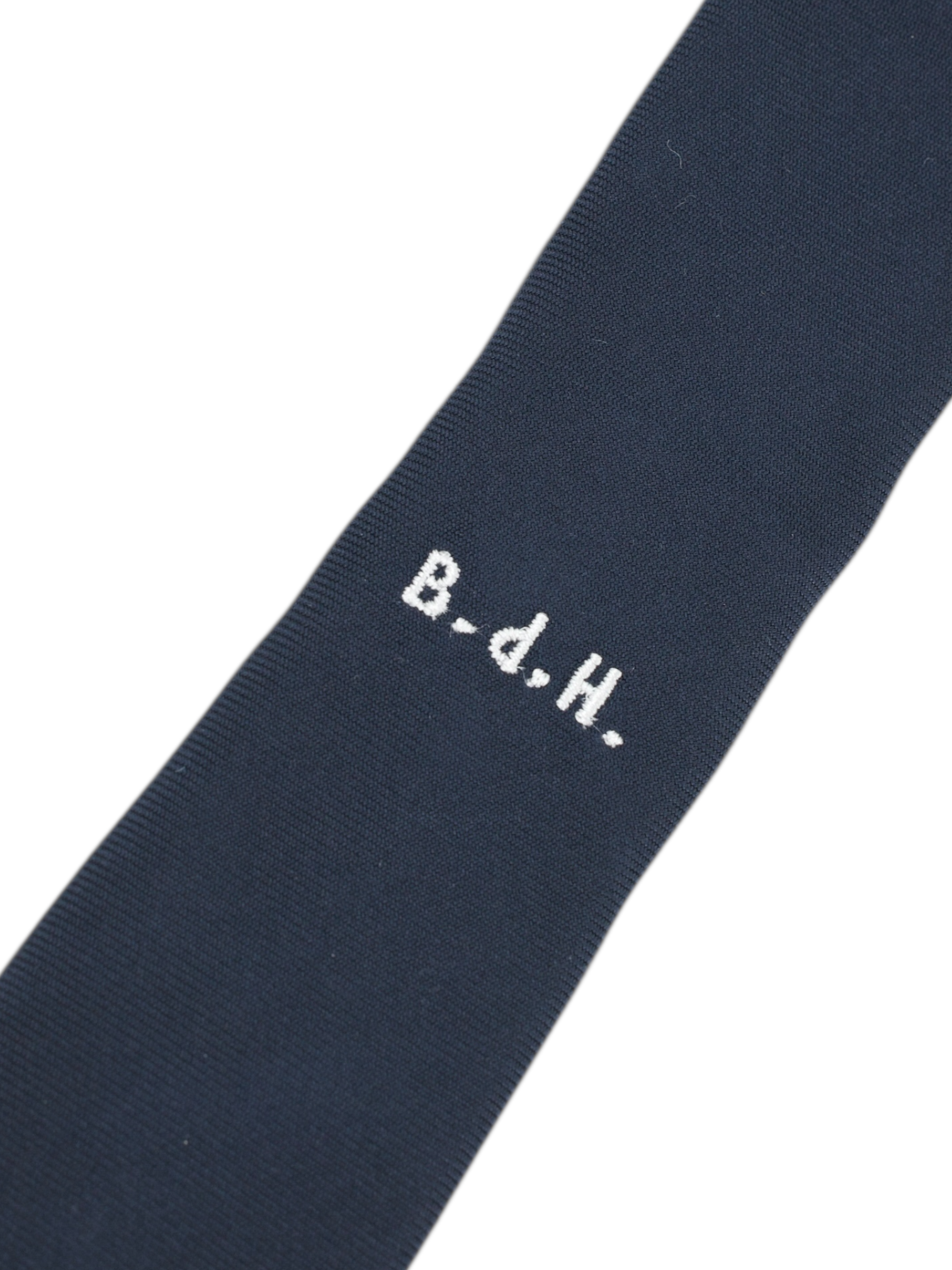 Marzullo 5-Fold Navy Silk Plain Classic Tie