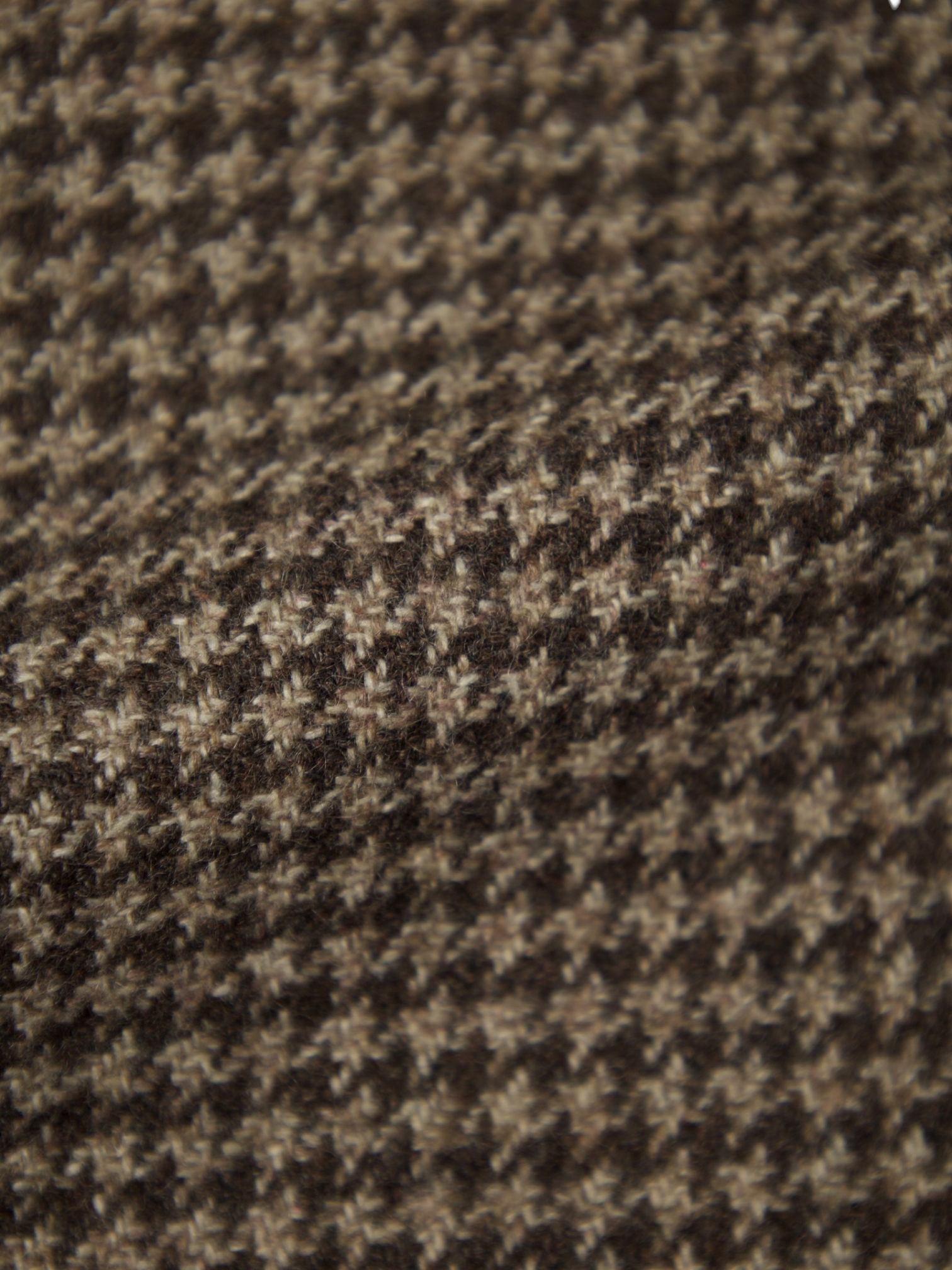 Cesare Attolini Light Brown Pied de Poule Cashmere Jacket
