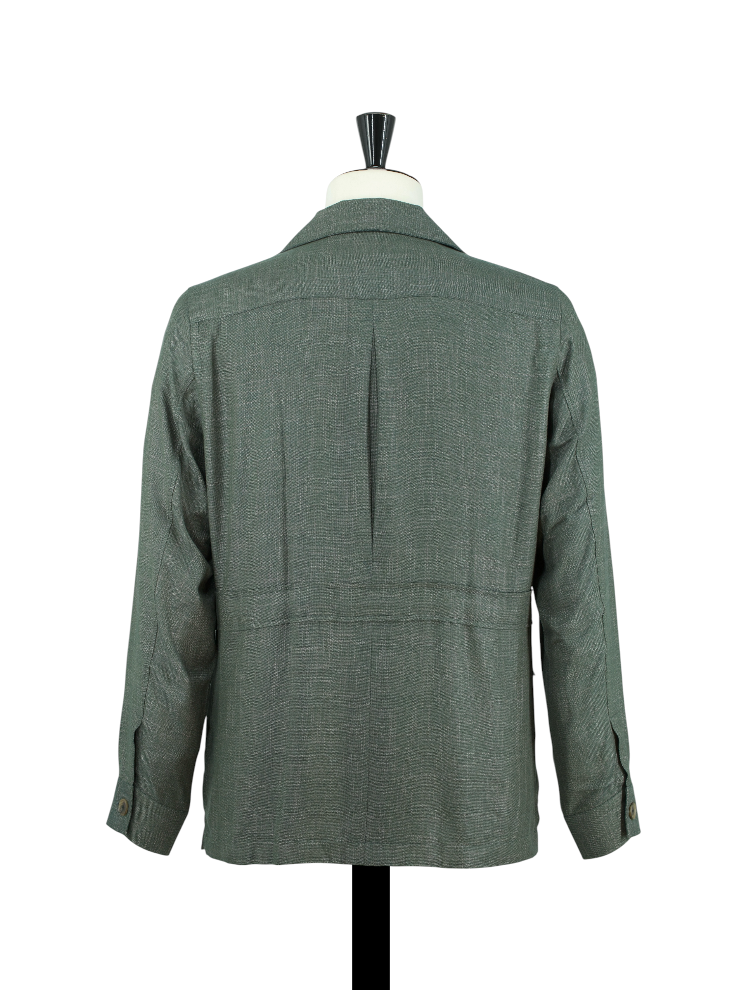 100 Hands Sage Green Huddersfield Bamboo Pinpoint Overshirt