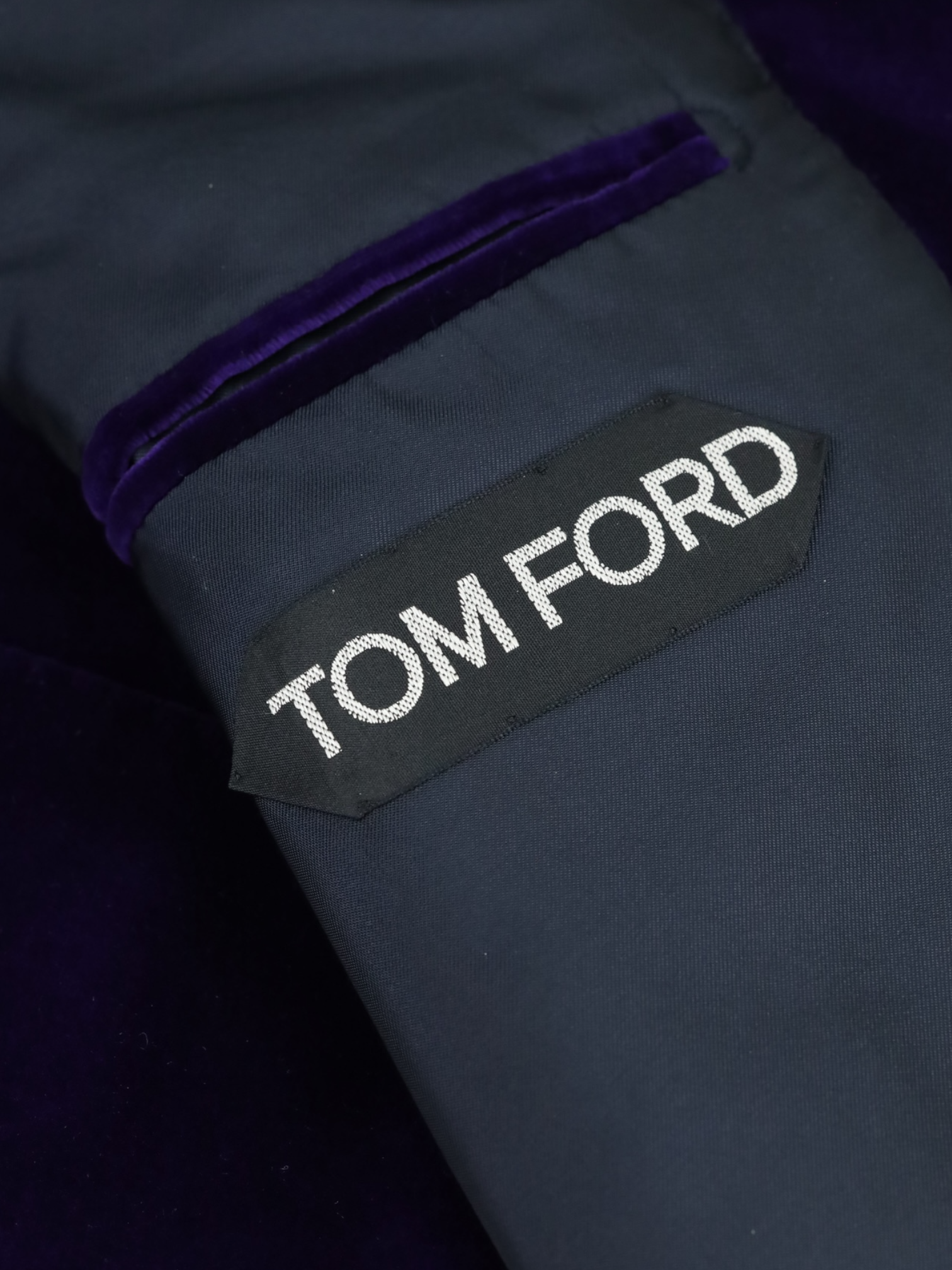 Tom Ford Violet Cotton & Silk Velvet Smoking “Buckingham” Jacket