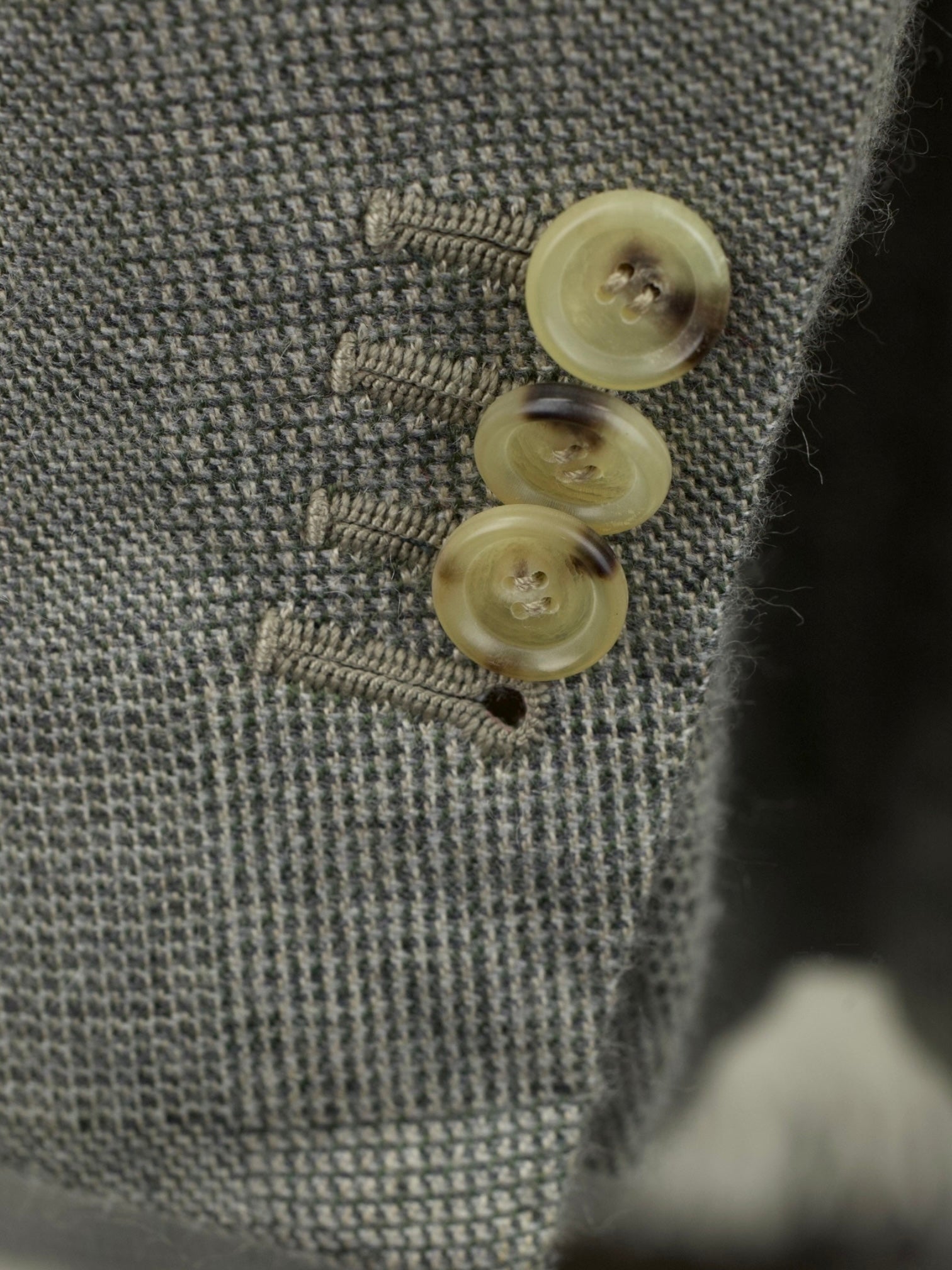 Cesare Attolini Light Grey Pure Cashmere Checkered Jacket