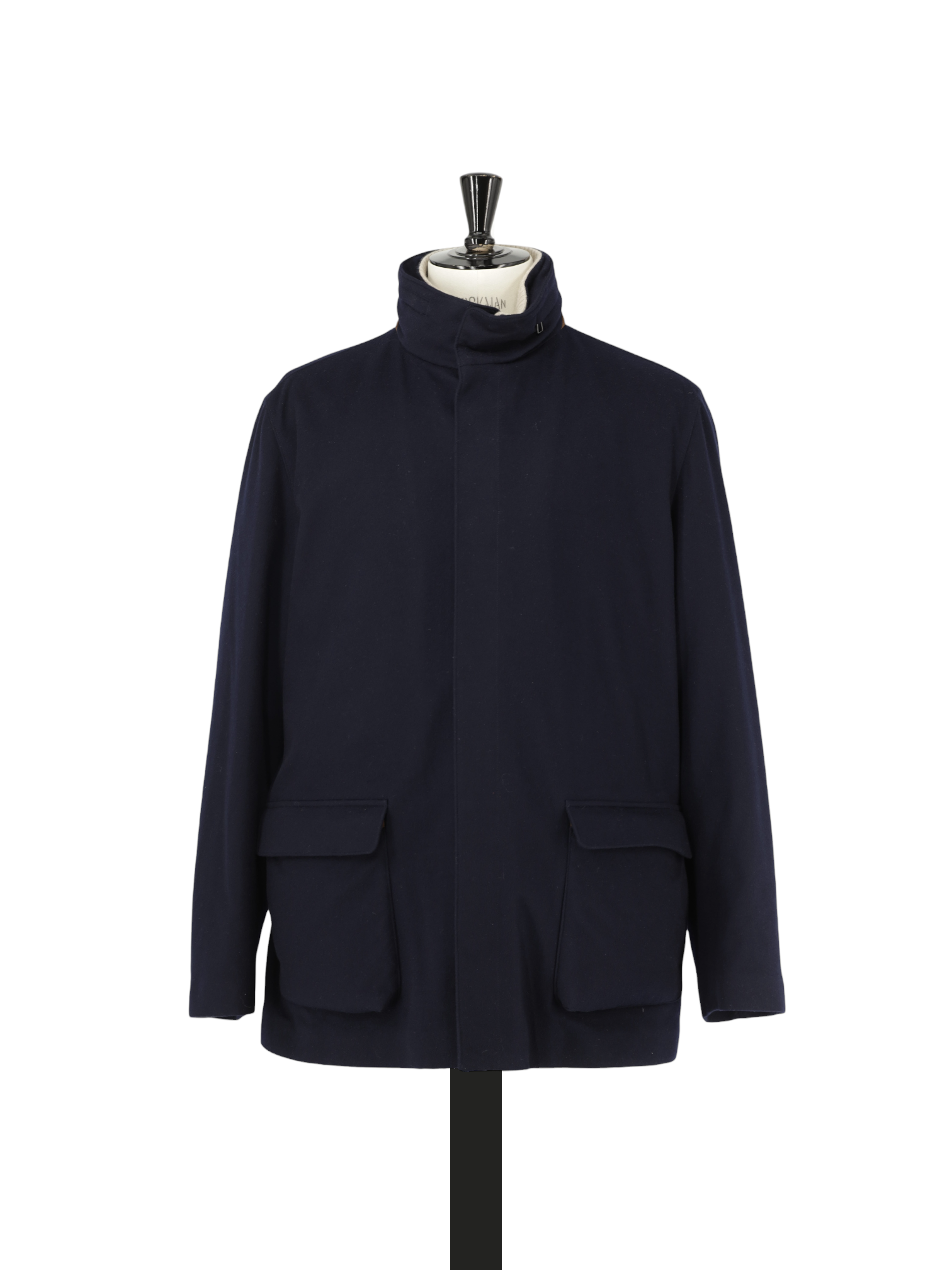 Loro Piana Navy Baby Cashmere Winter Voyager Caban Jacket